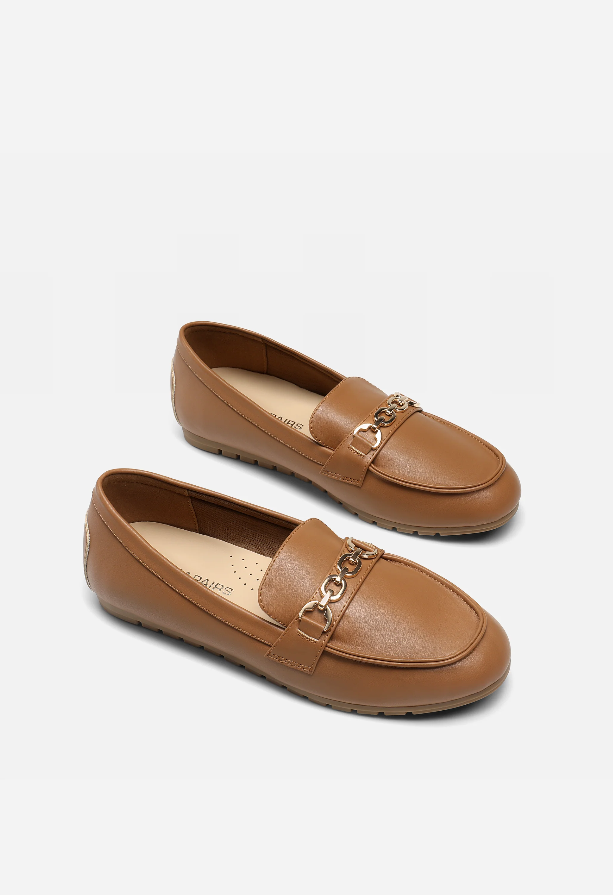 Women's Comfortable Metallic Slip On Loafers - Image 5