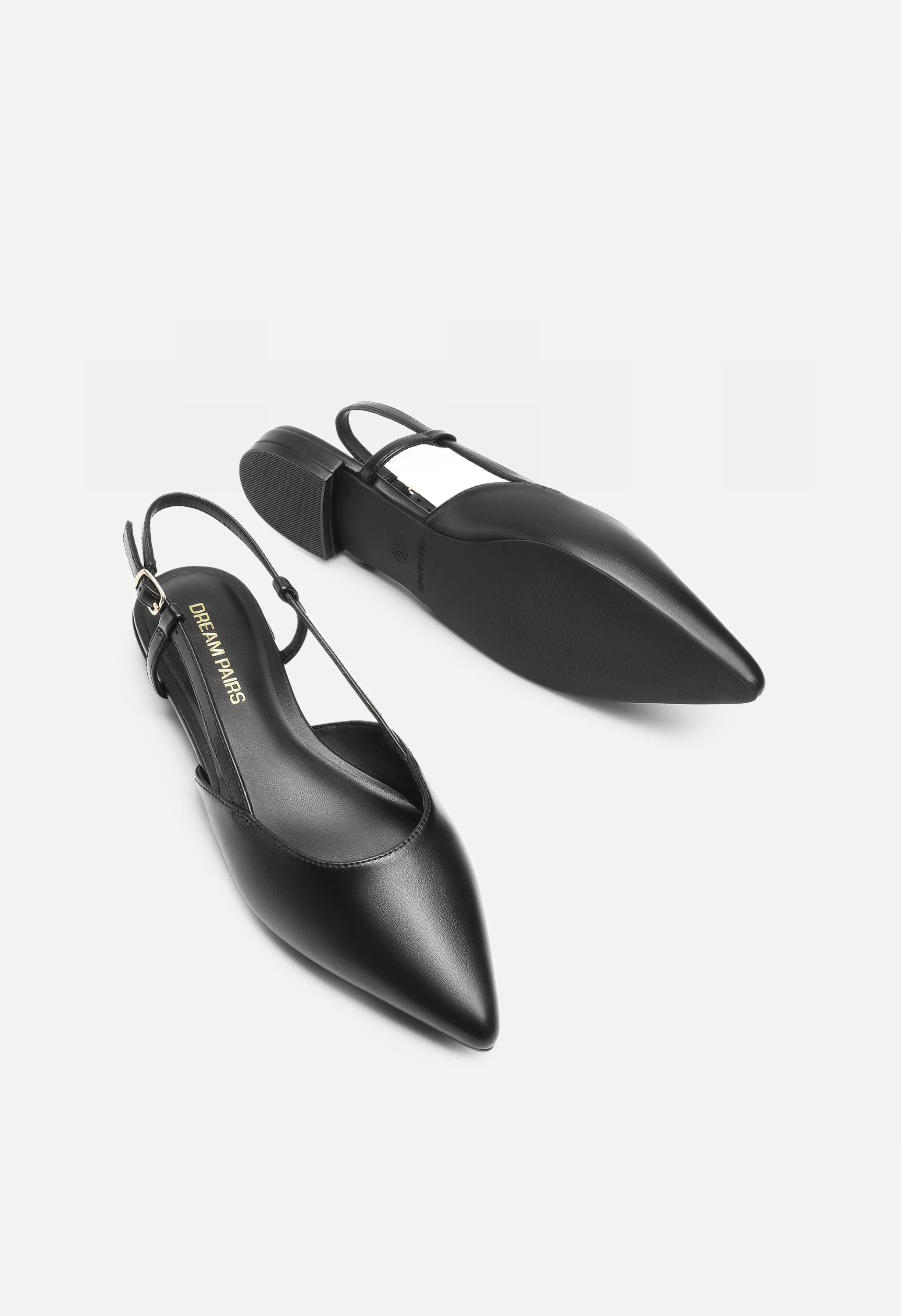 Women's Comfortable Pointed-Toe Slingback Flats - Image 3