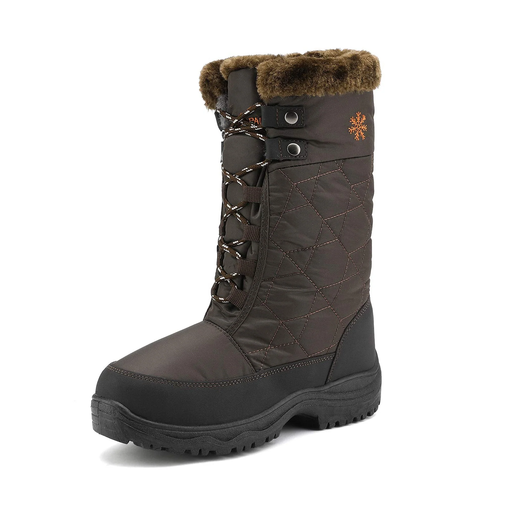 Women's Fur Mid Calf Snow Boots - Image 6