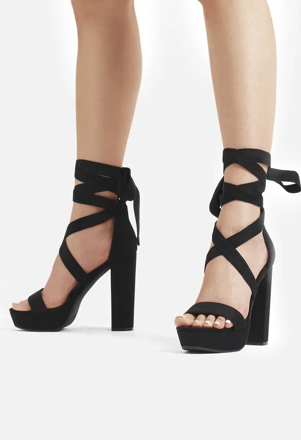 Women's High Heel Platform Gladiator Sandal - Image 4