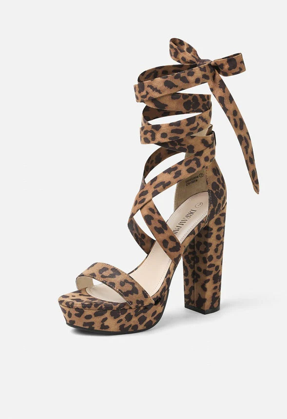 Women's High Heel Platform Gladiator Sandal - Image 3