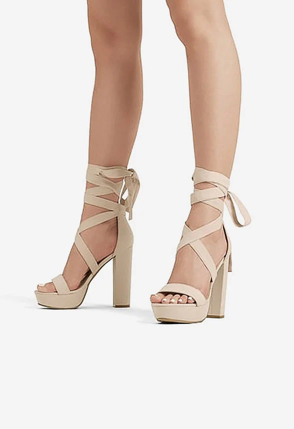 Women's High Heel Platform Gladiator Sandal - Image 3