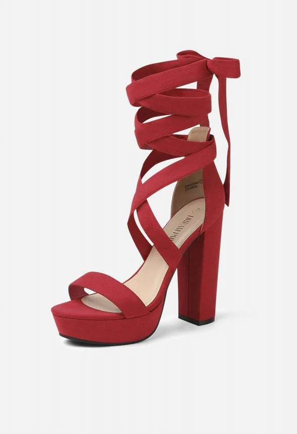Women's High Heel Platform Gladiator Sandal - Image 4