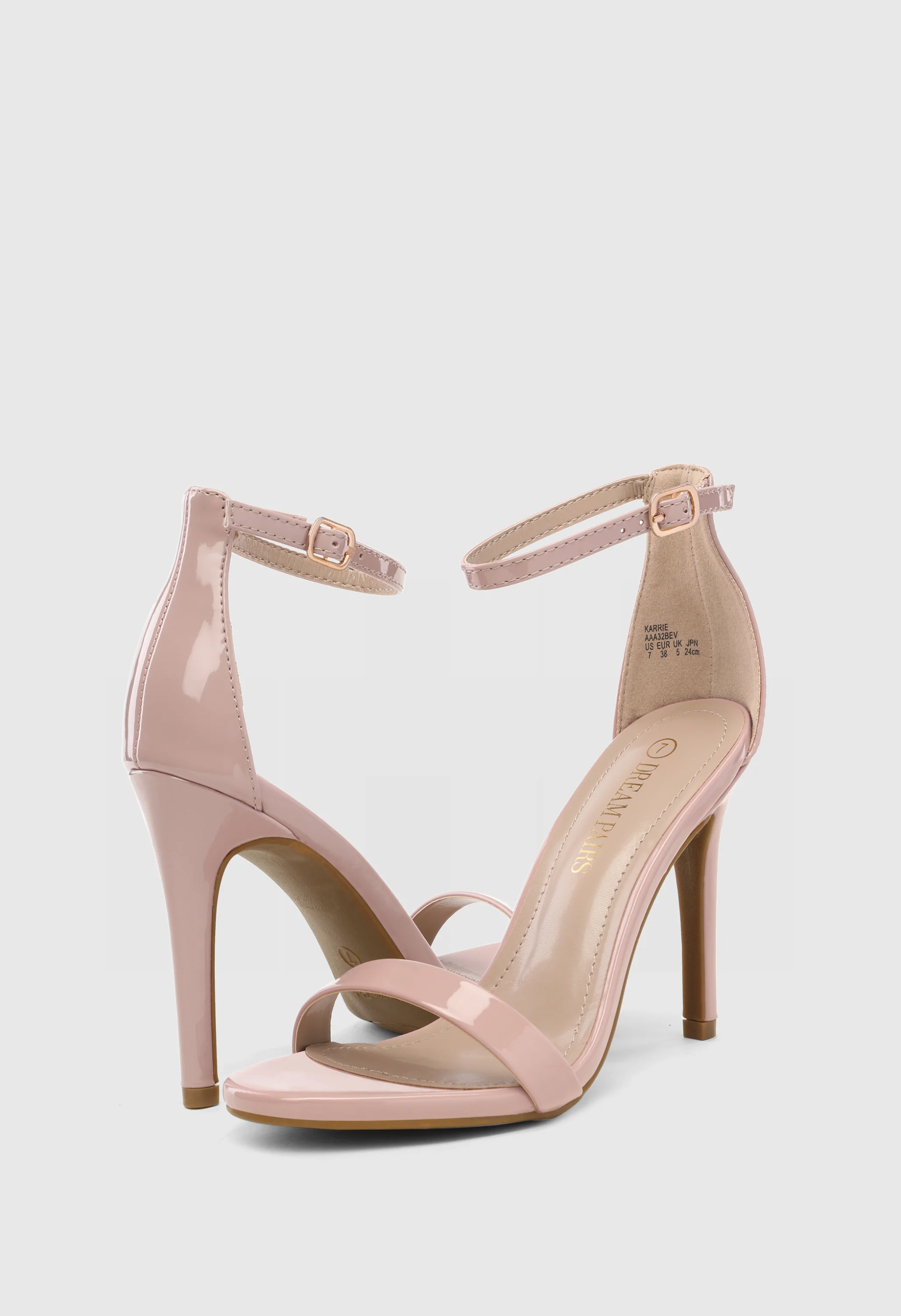 Women's High Heels Flower Ankle Strap Stilettos Round Open Toe Dressy Sexy Sandals - Image 4
