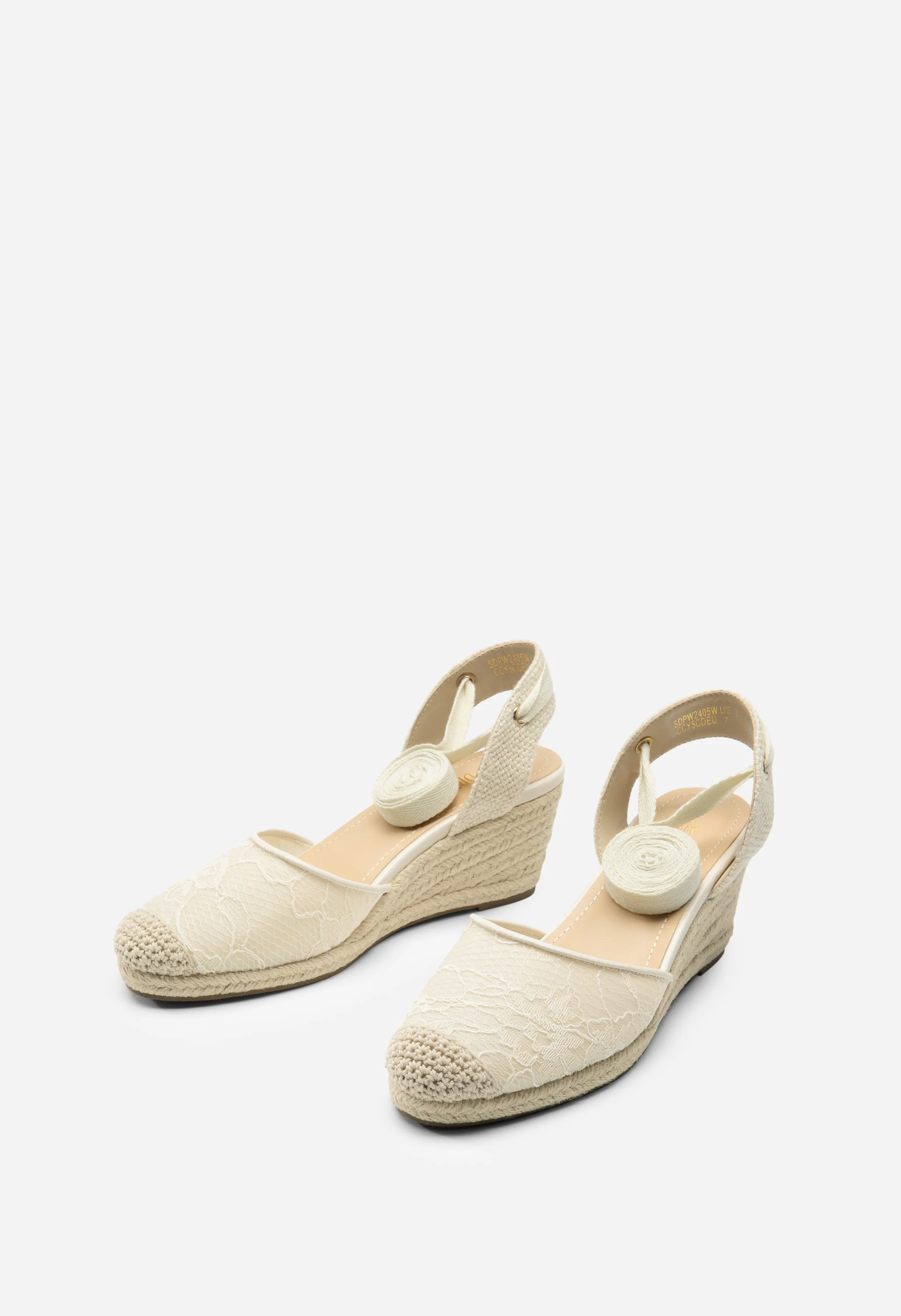 Women's Lace Up Espadrilles Wedge Sandal - Image 5