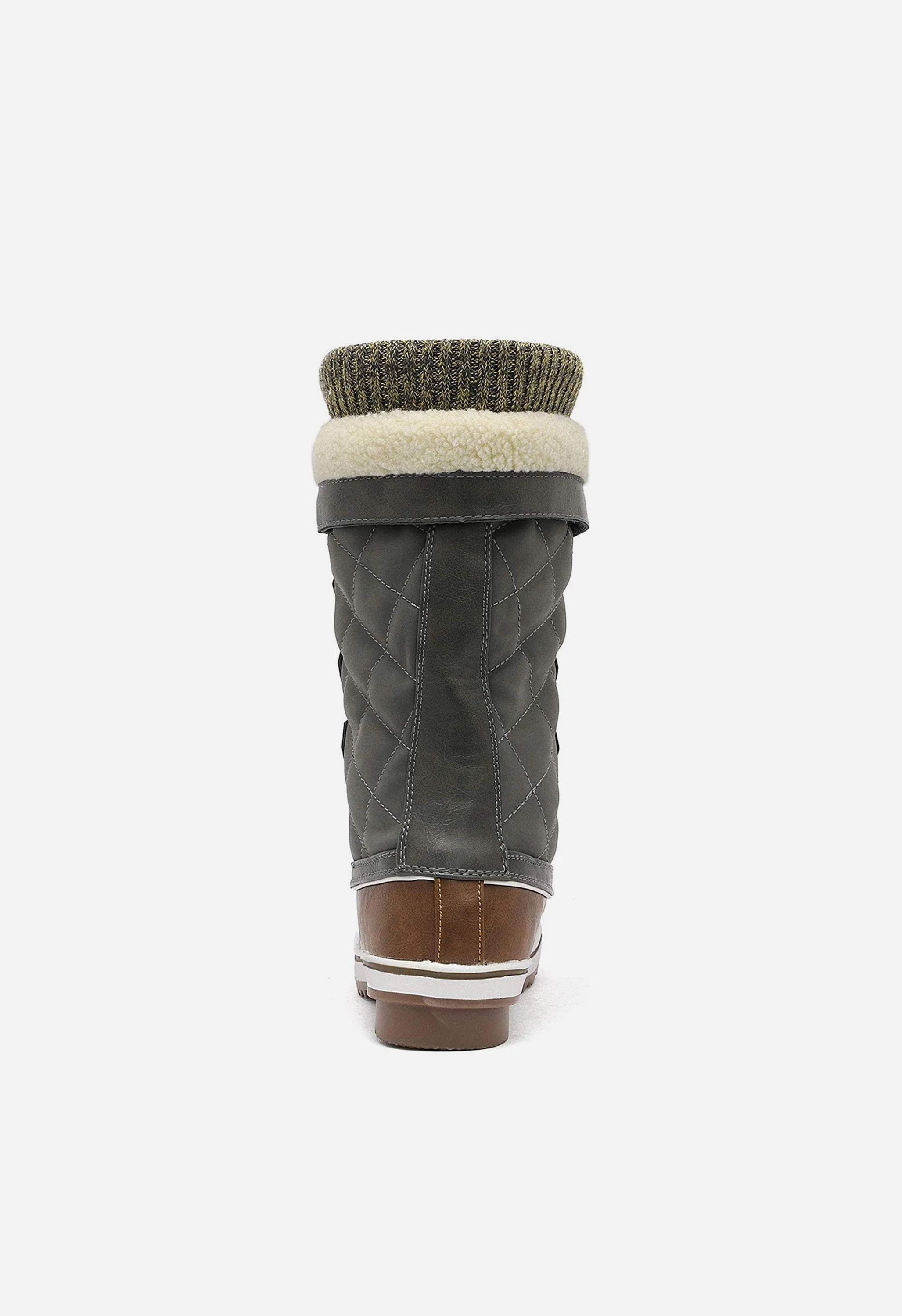 Women's Lace Up Winter Fur Snow Boots - Image 3