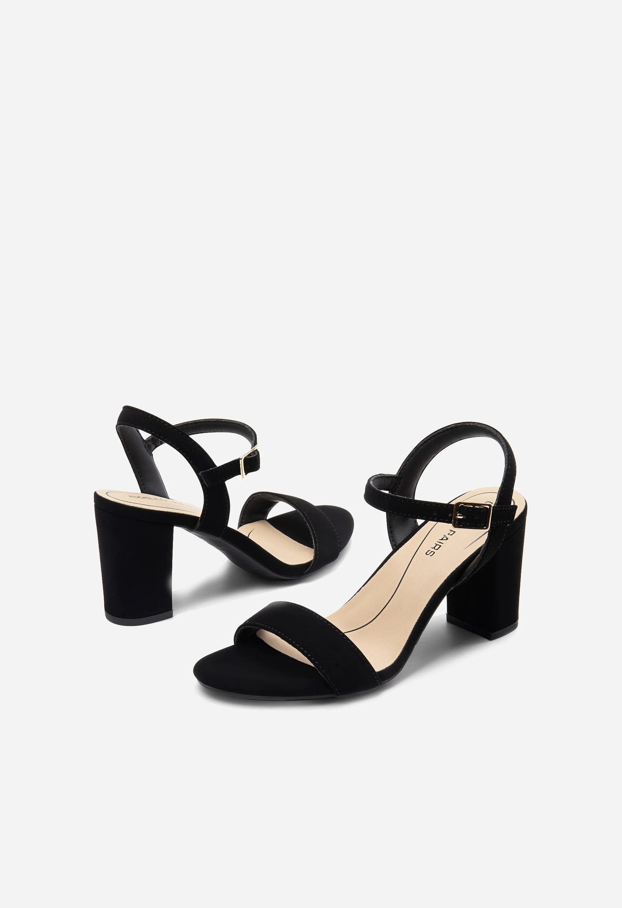 Women’s Leather Block Heel Sandals - Image 3