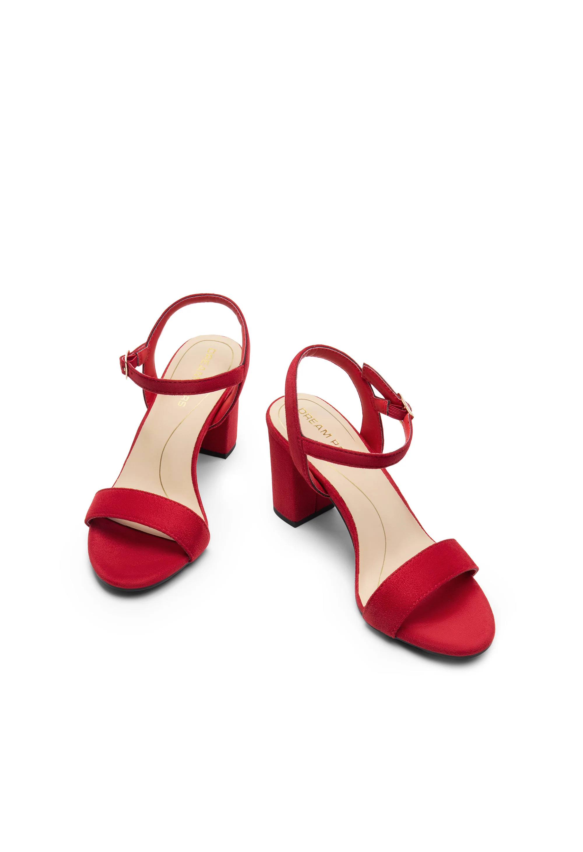 Women’s Leather Block Heel Sandals - Image 2
