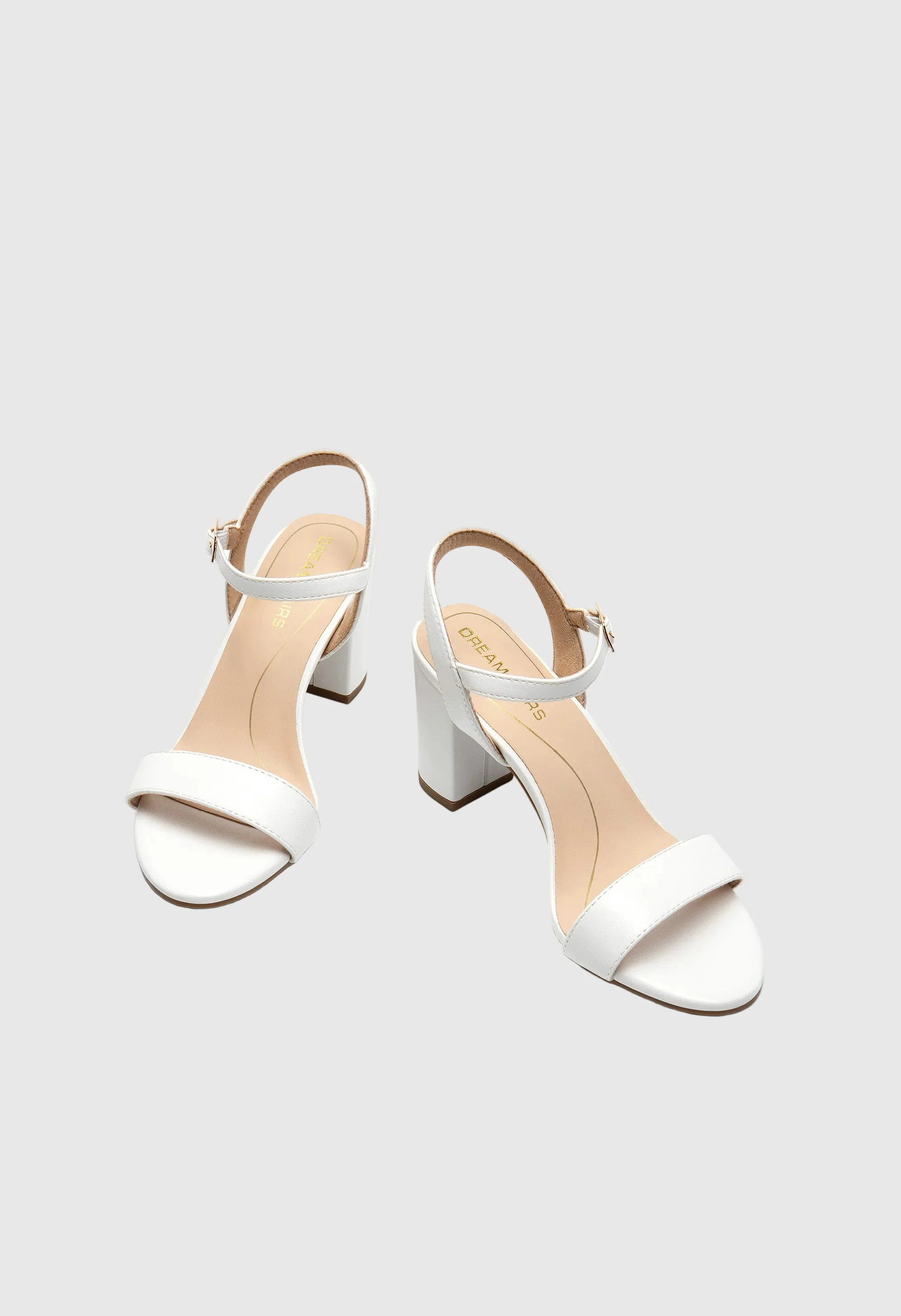 Women’s Leather Block Heel Sandals - Image 2