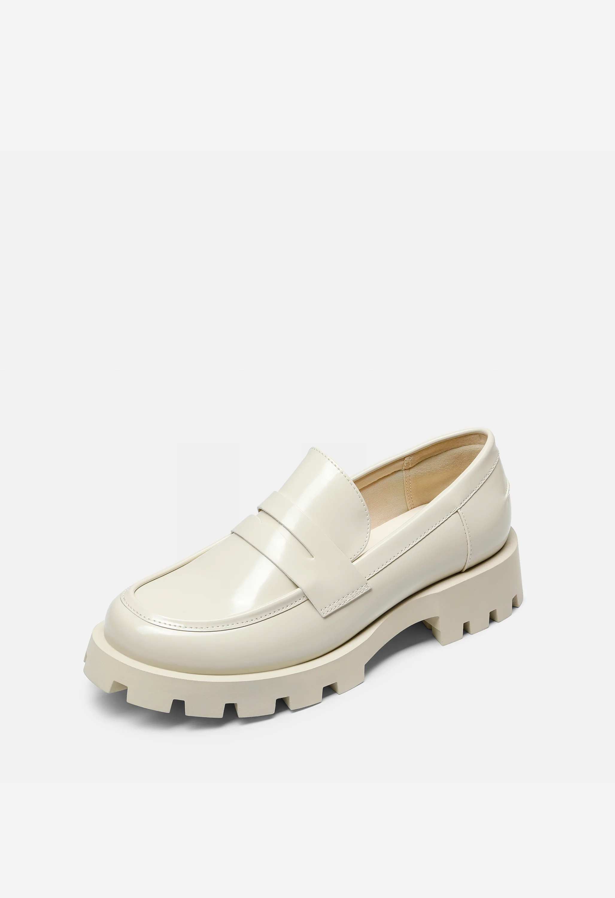 Women's Lug Sole Platform Penny Loafers - Image 3