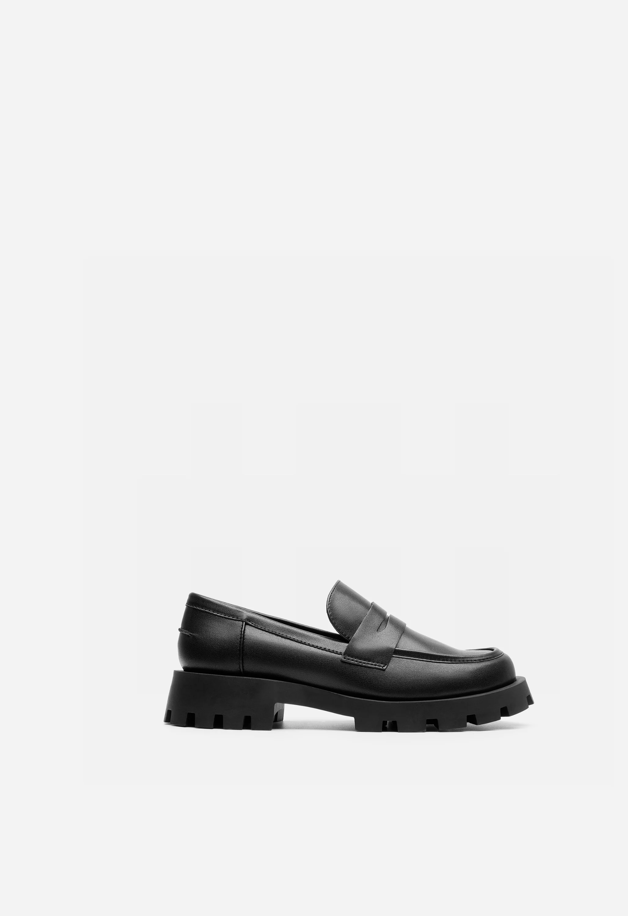 Women's Lug Sole Platform Penny Loafers