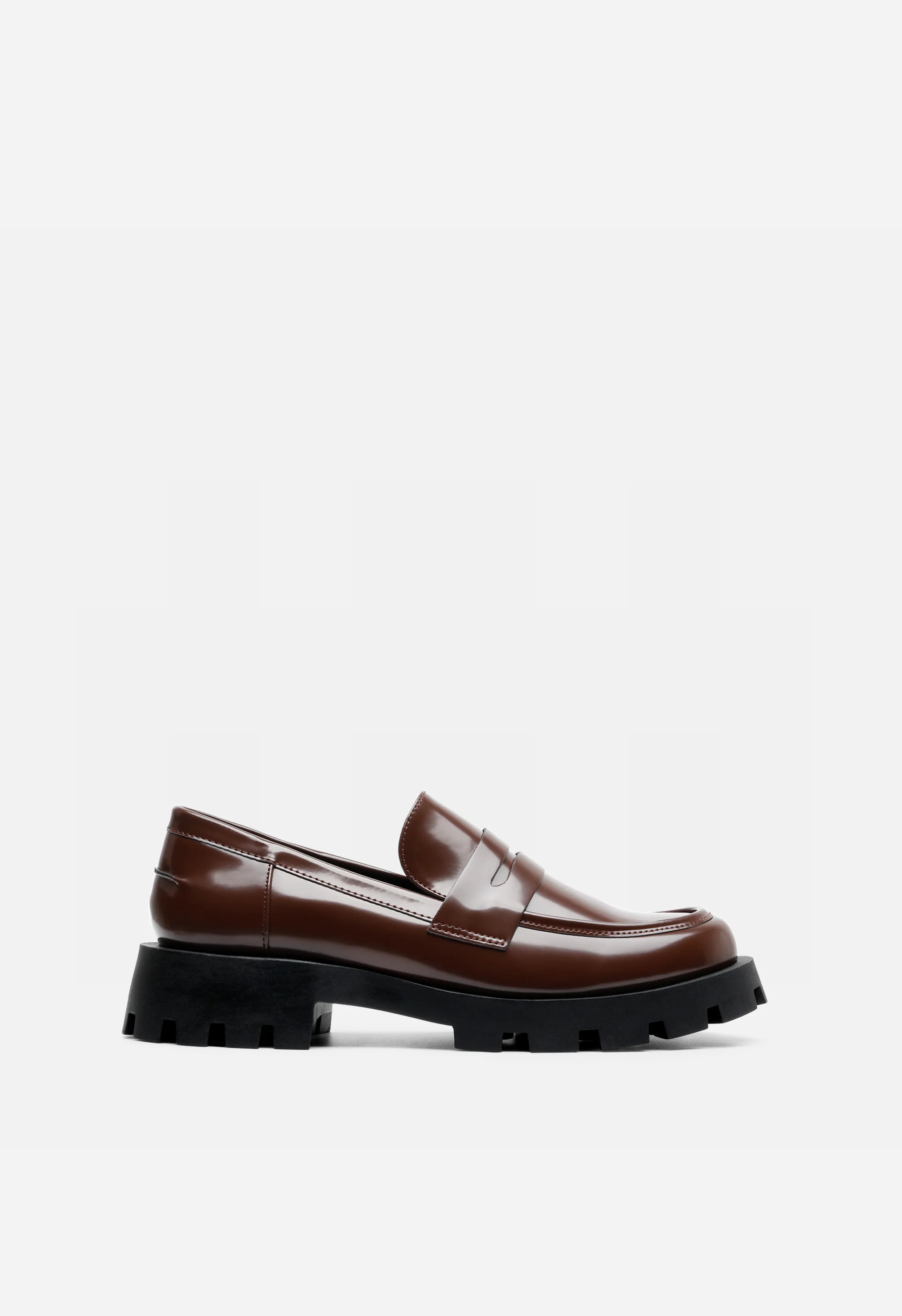 Women's Lug Sole Platform Penny Loafers - Image 2