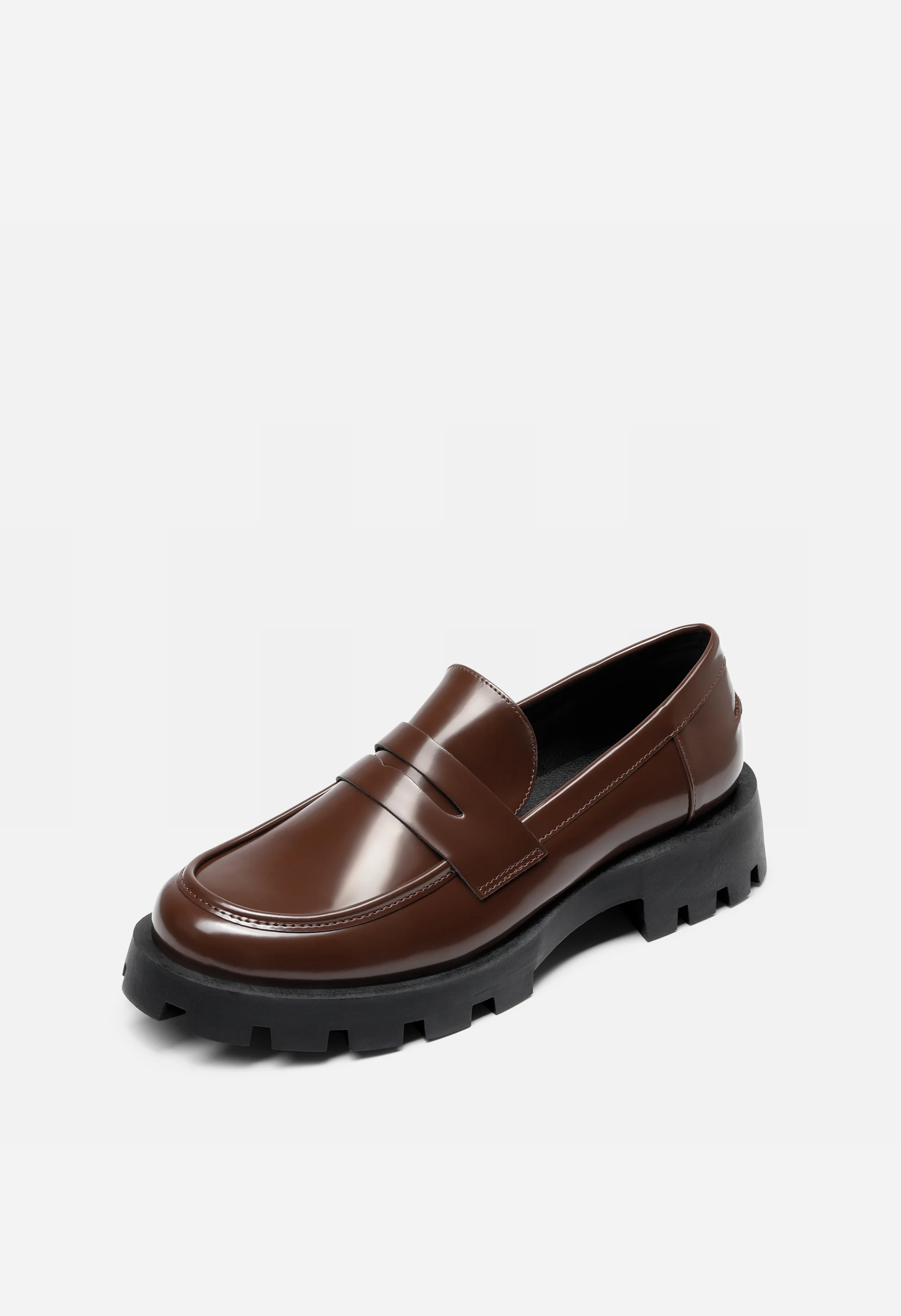 Women's Lug Sole Platform Penny Loafers - Image 7