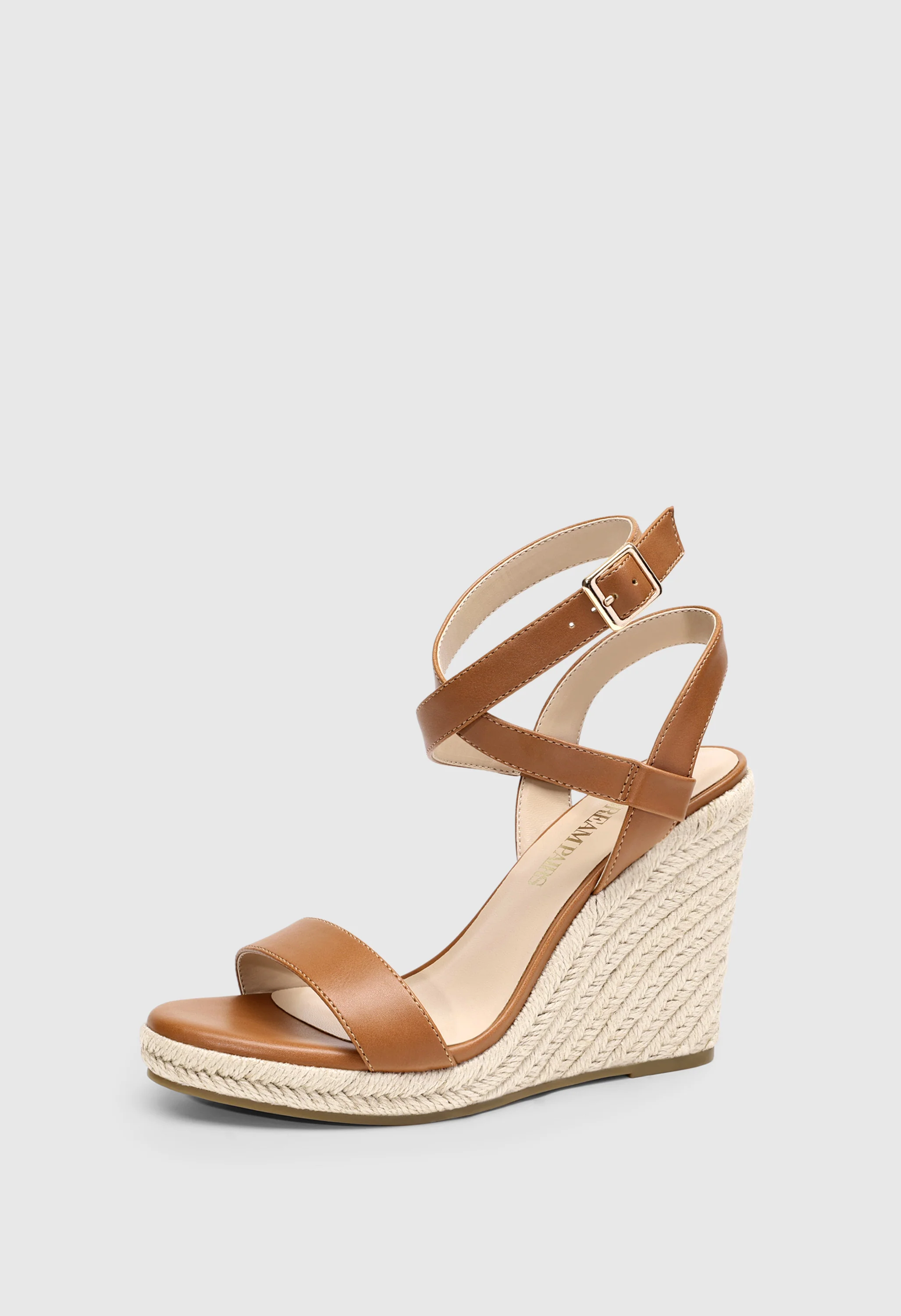 Women's Open Toe Espadrille Platform Wedge Sandals - Image 7