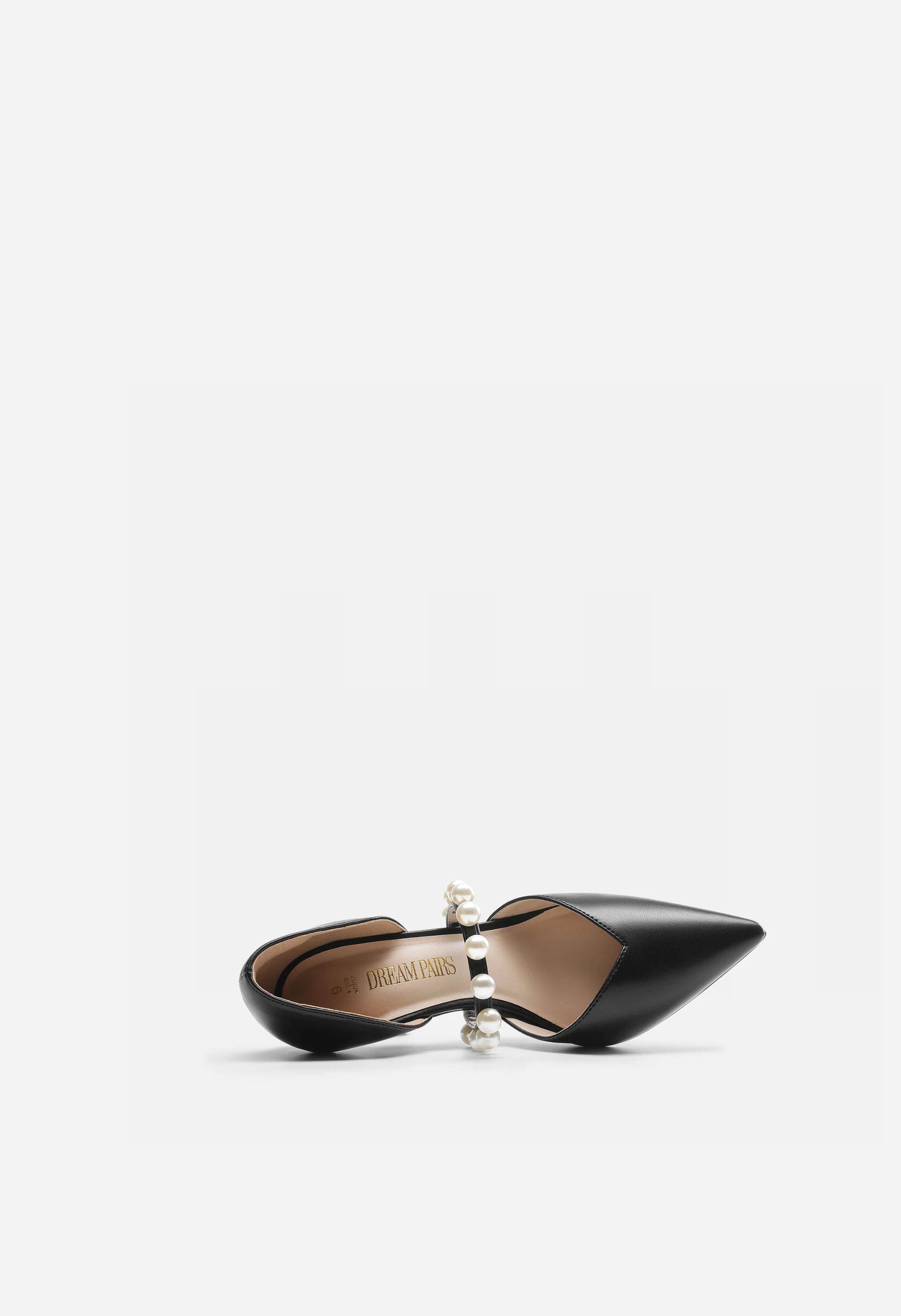 Women's Pearl Pointed Toe D'Orsay Stiletto Pumps - Image 4