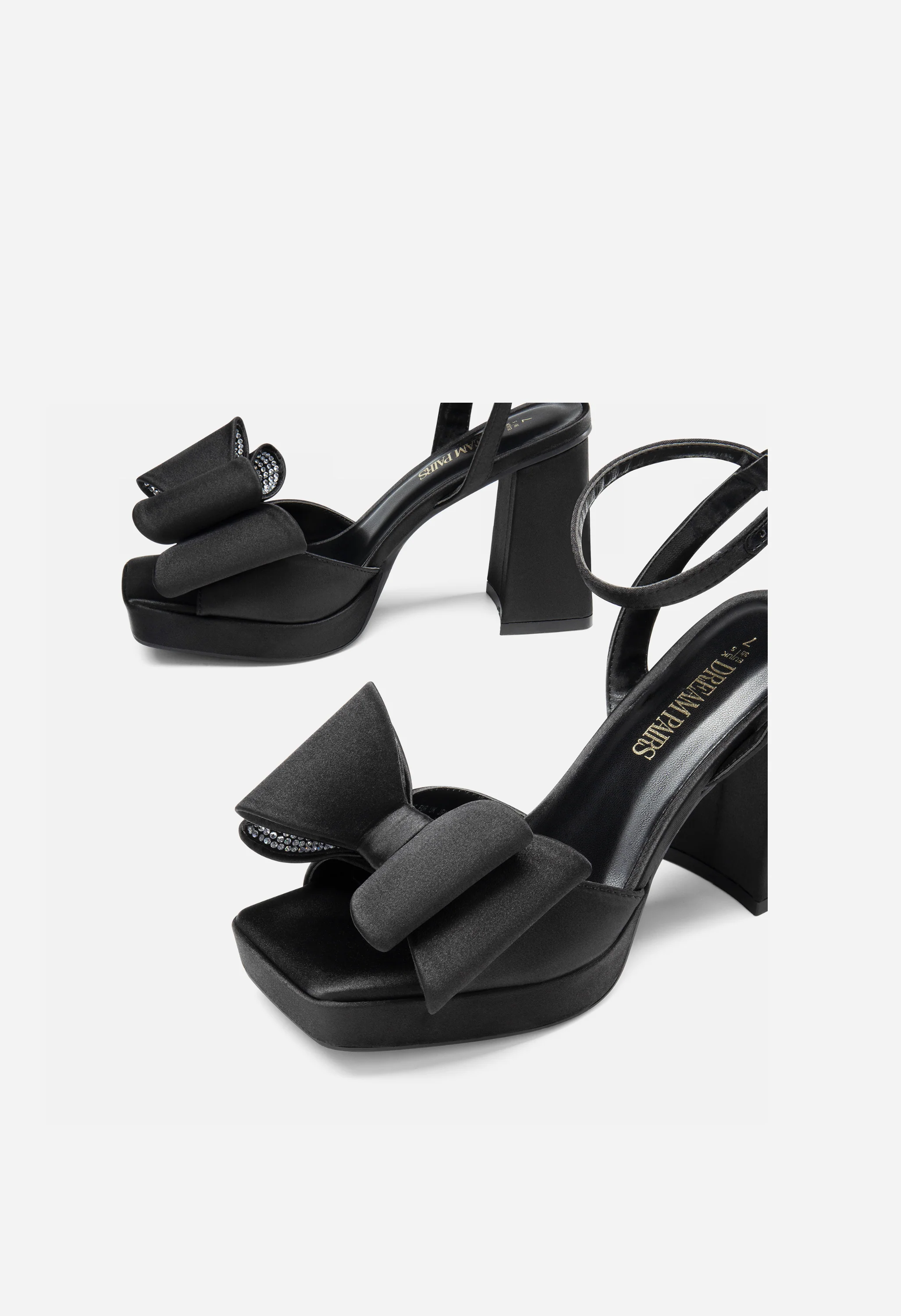 Women's Platform Chunky Heels Fashion  Dress Sandals - Image 5