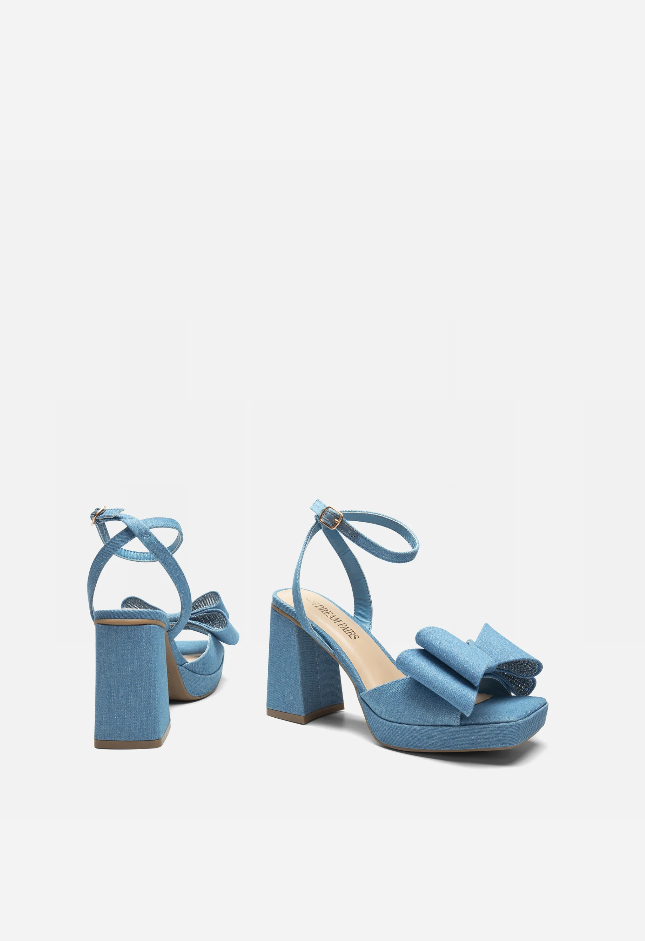 Women's Platform Chunky Heels Fashion  Dress Sandals - Image 3
