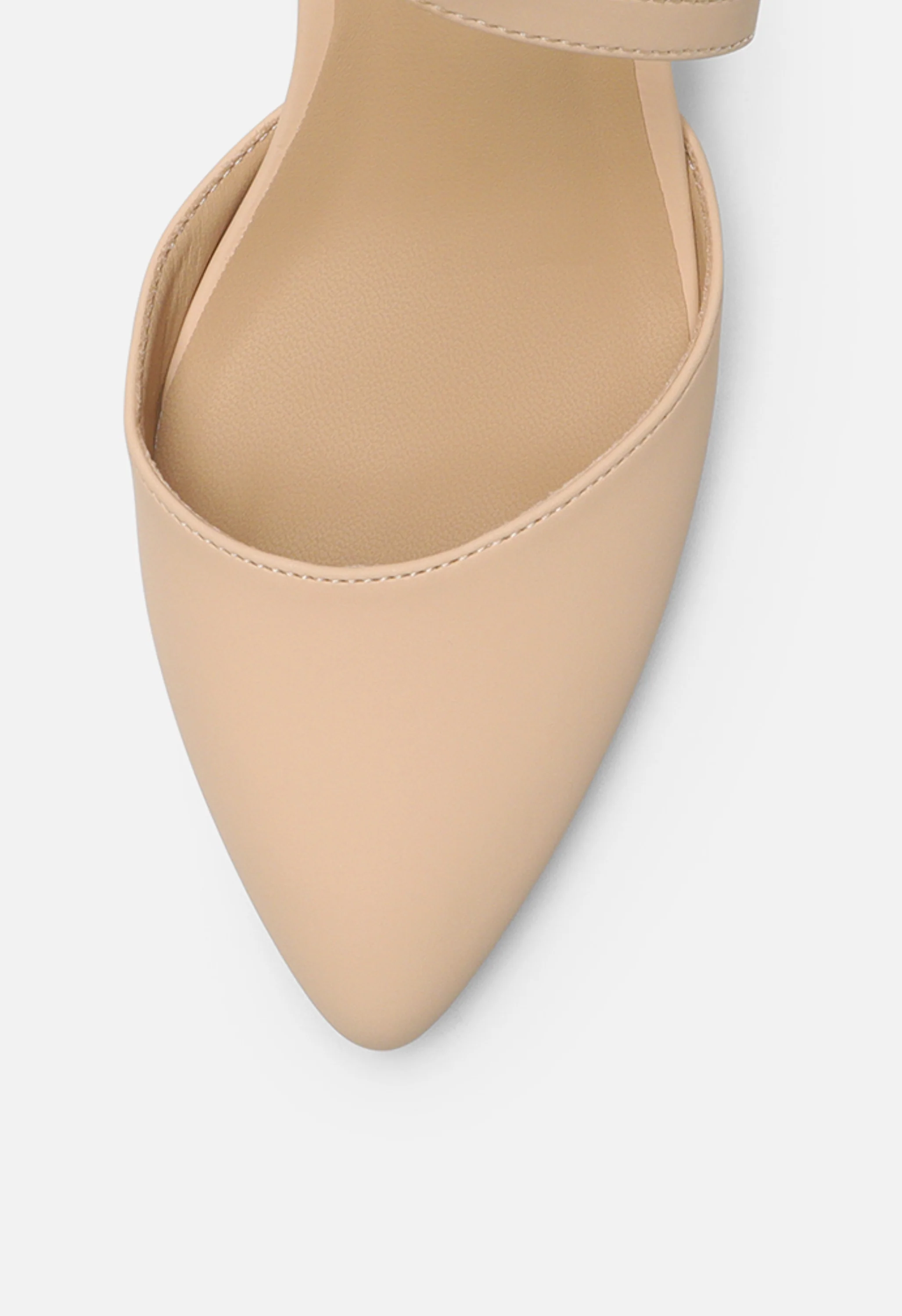 Women's Pointed Toe Chunky Heel Pumps - Image 6