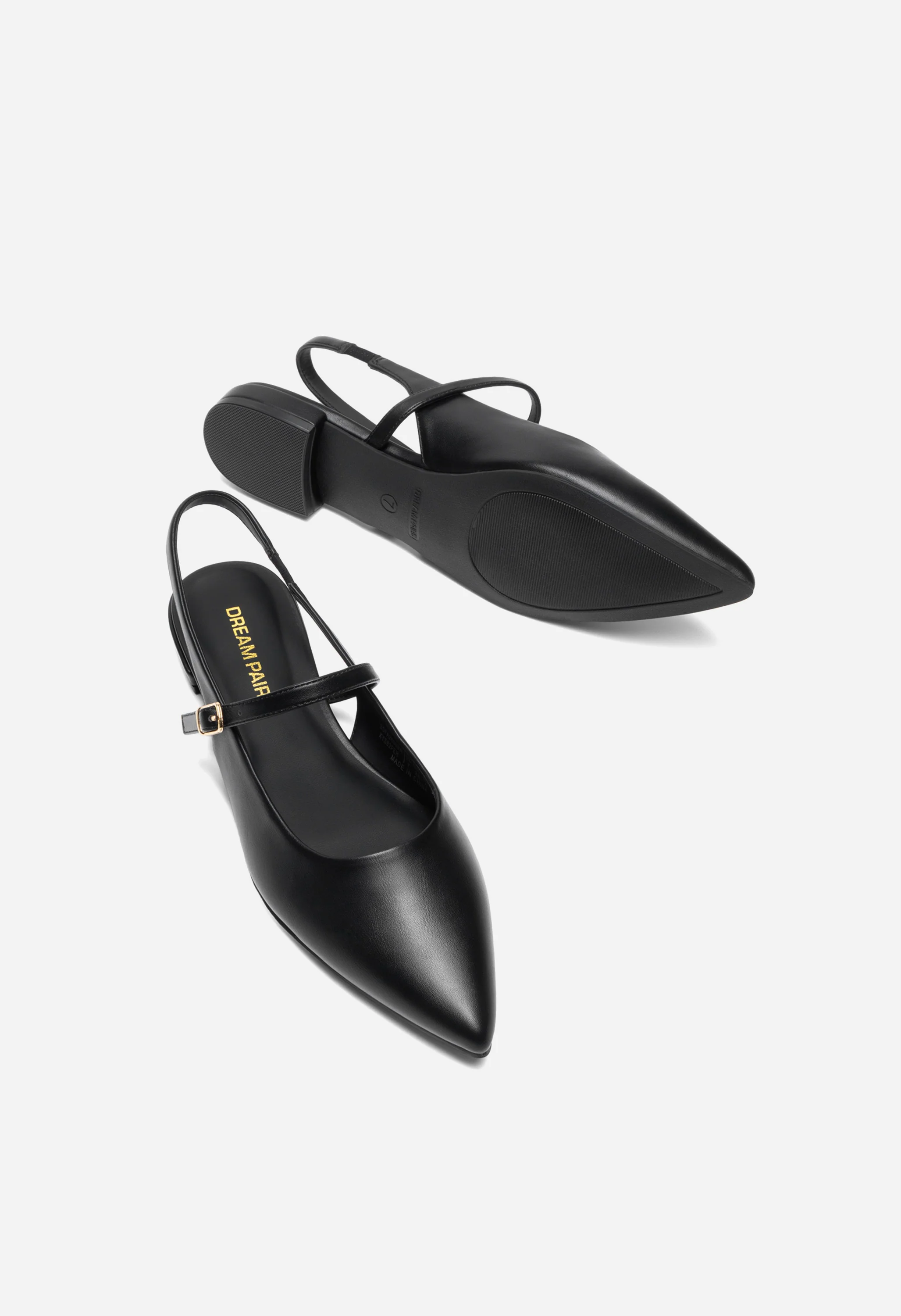 Pointed-Toe Flat Slingback Shoes - Image 5
