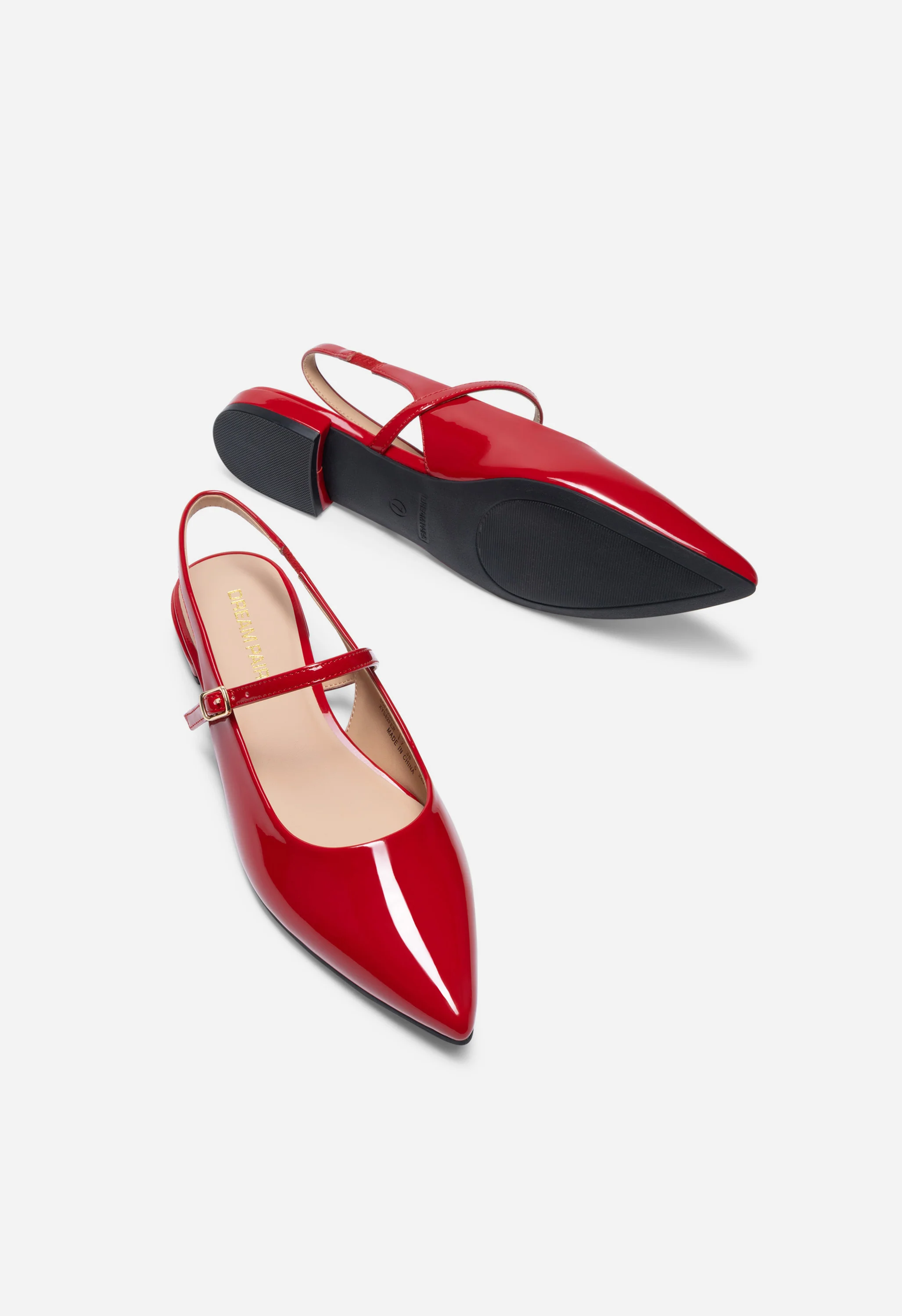 Pointed-Toe Flat Slingback Shoes - Image 5