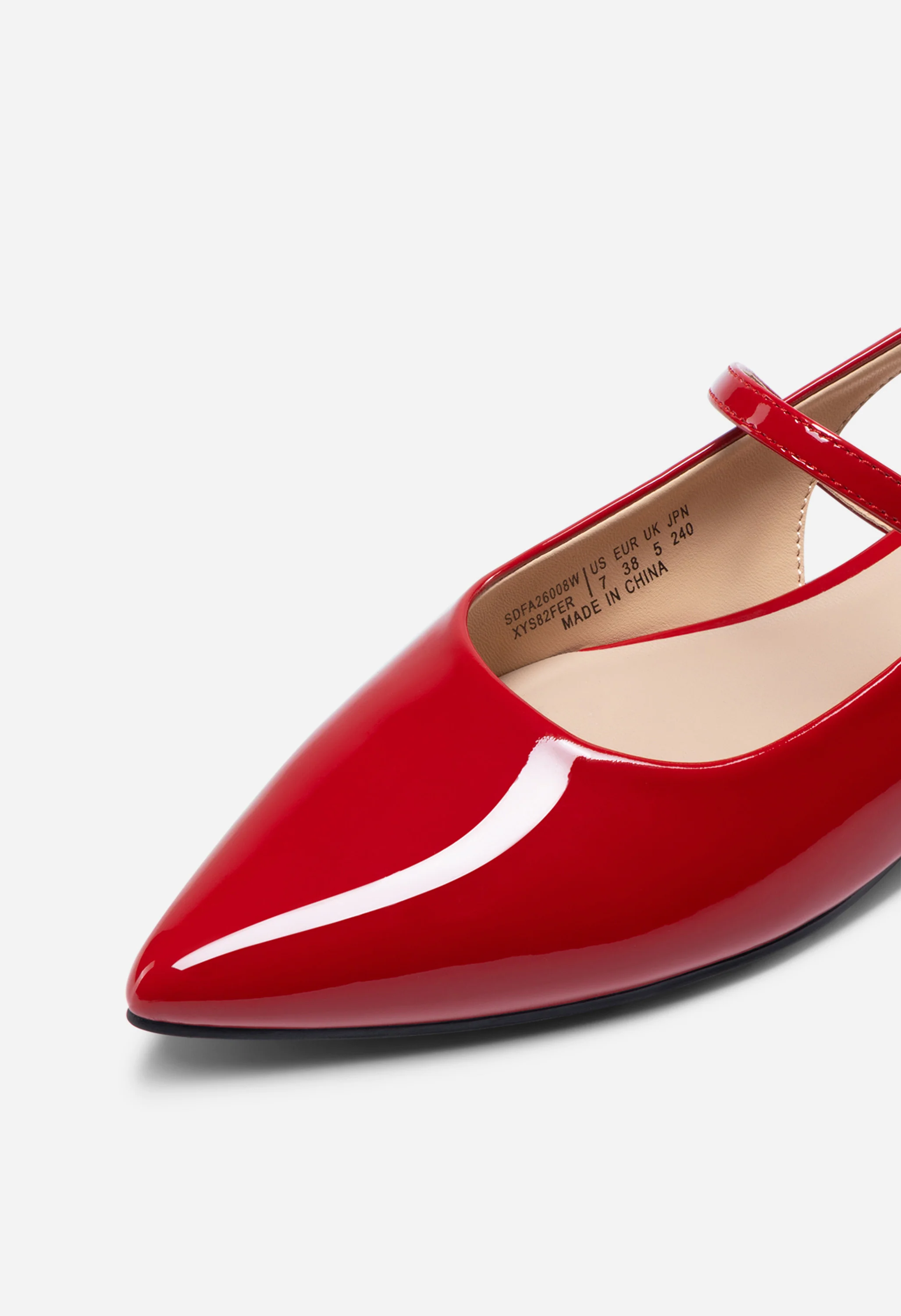 Pointed-Toe Flat Slingback Shoes - Image 6