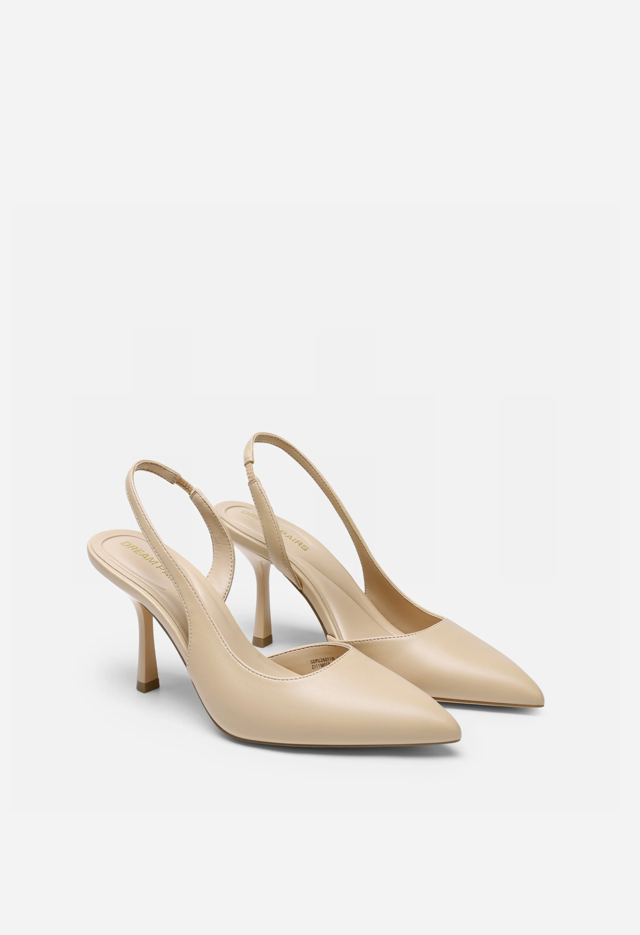 Women’s Pointed-Toe Slingback Stiletto Pumps - Image 3