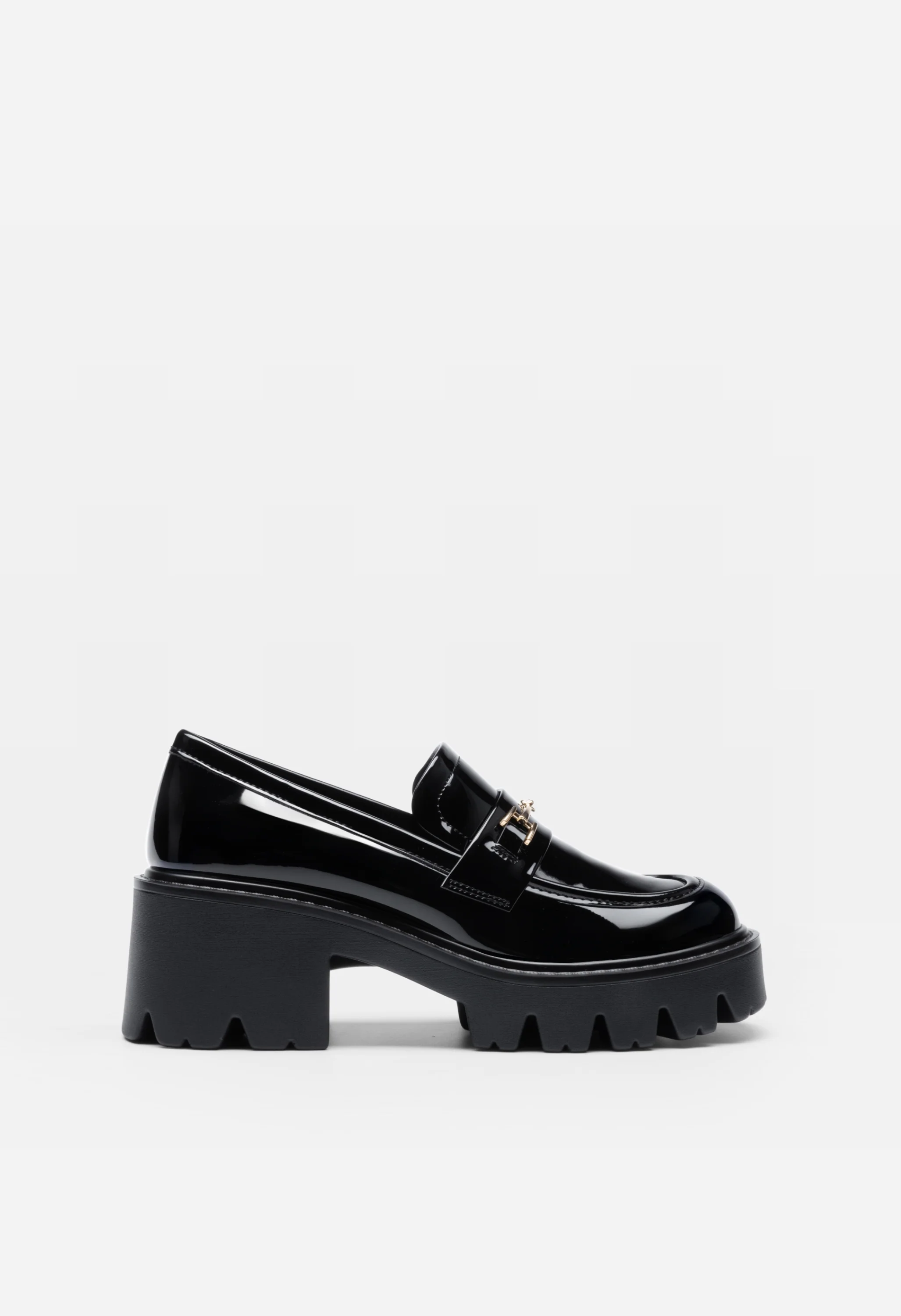 Women’s Preppy Y2K Chunky Heel Loafer - Image 2