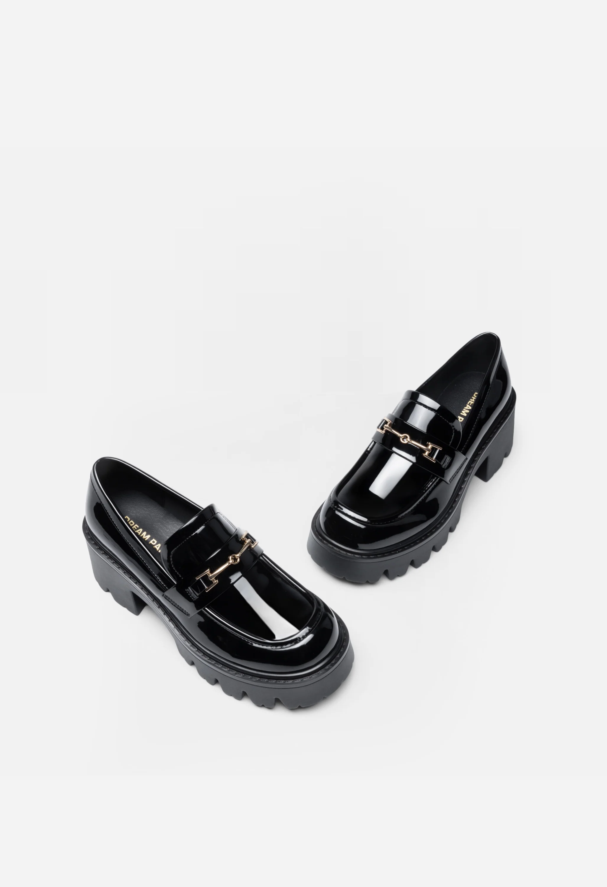 Women’s Preppy Y2K Chunky Heel Loafer - Image 4