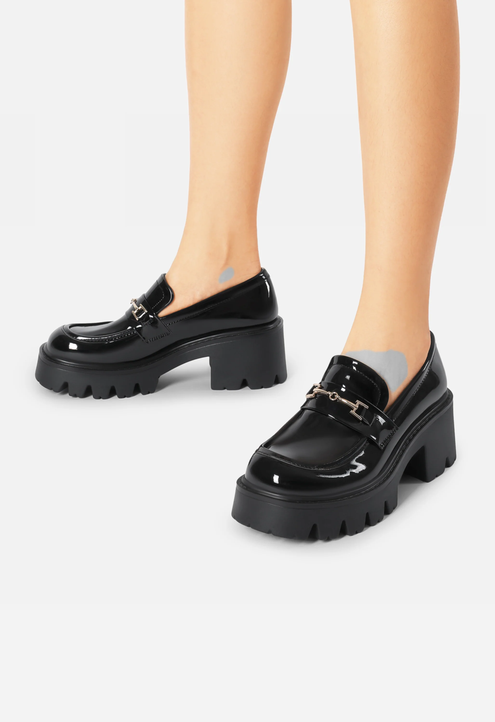 Women’s Preppy Y2K Chunky Heel Loafer - Image 6