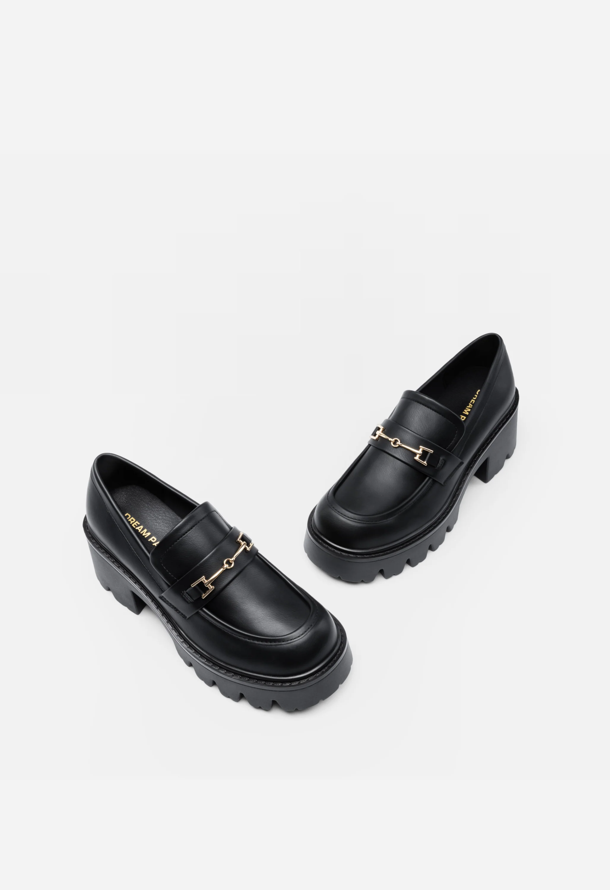 Women’s Preppy Y2K Chunky Heel Loafers - Image 5