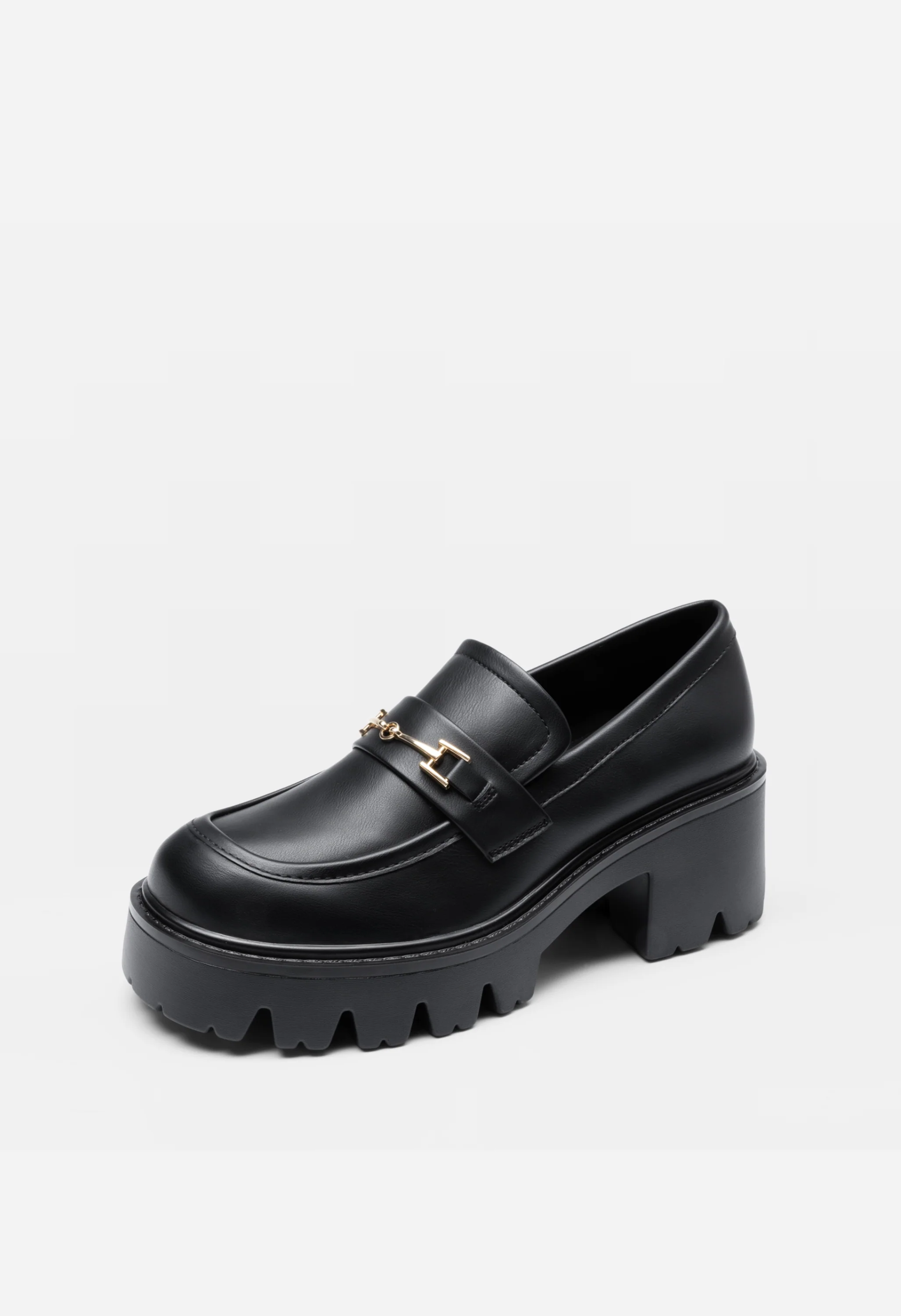 Women’s Preppy Y2K Chunky Heel Loafers - Image 9