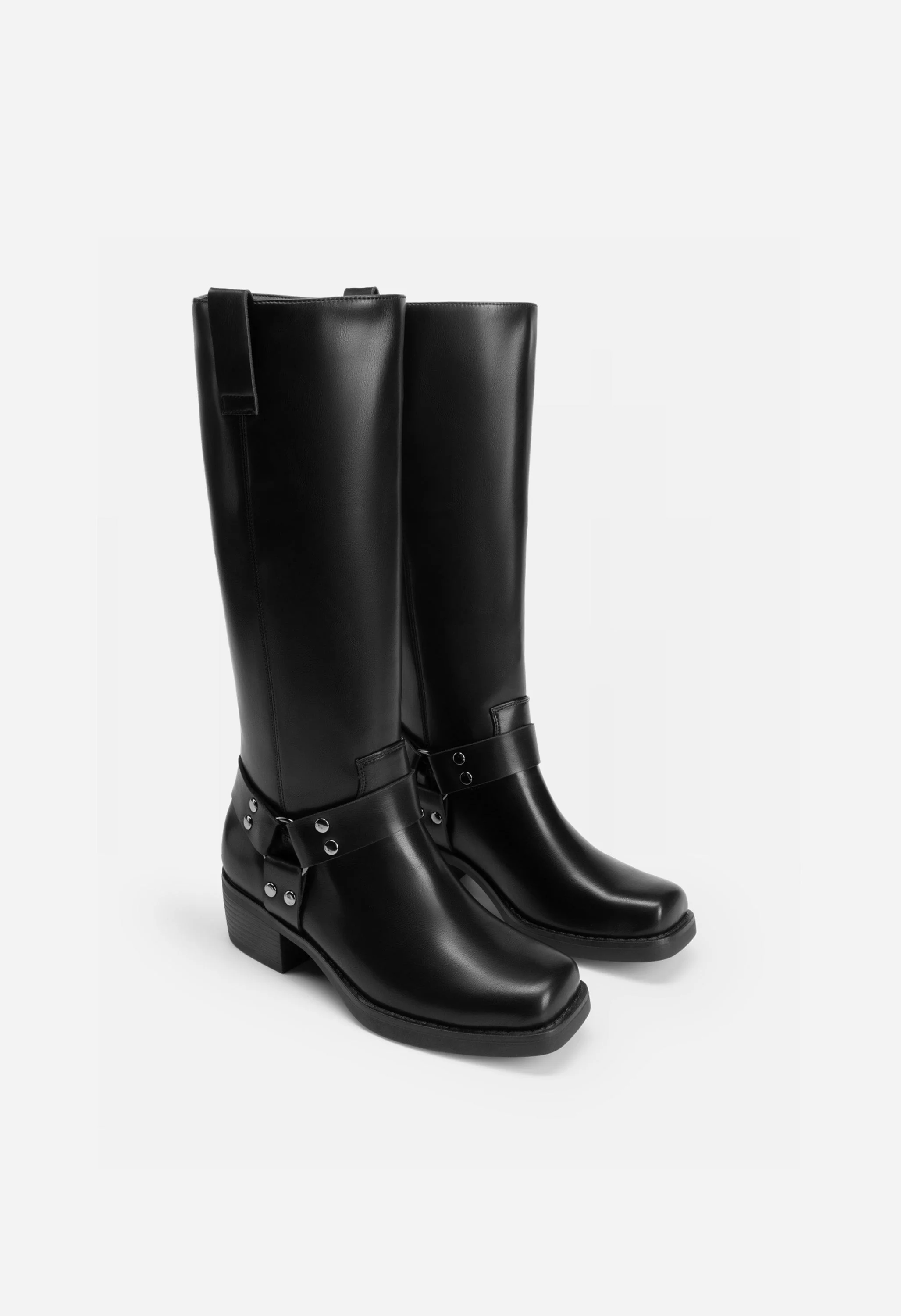 Women's Retro Punk Moto Boots - Image 3