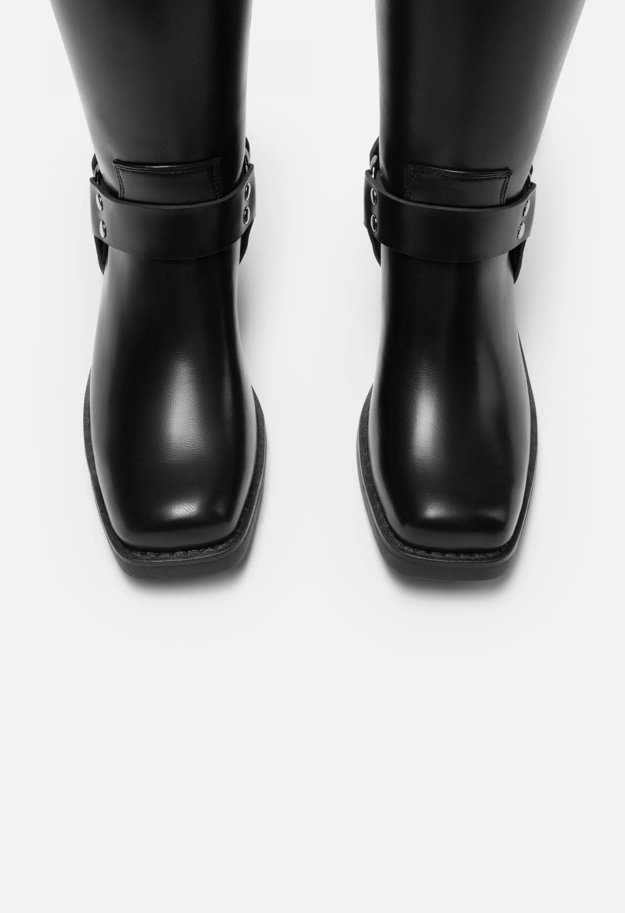 Women's Retro Punk Moto Boots - Image 4