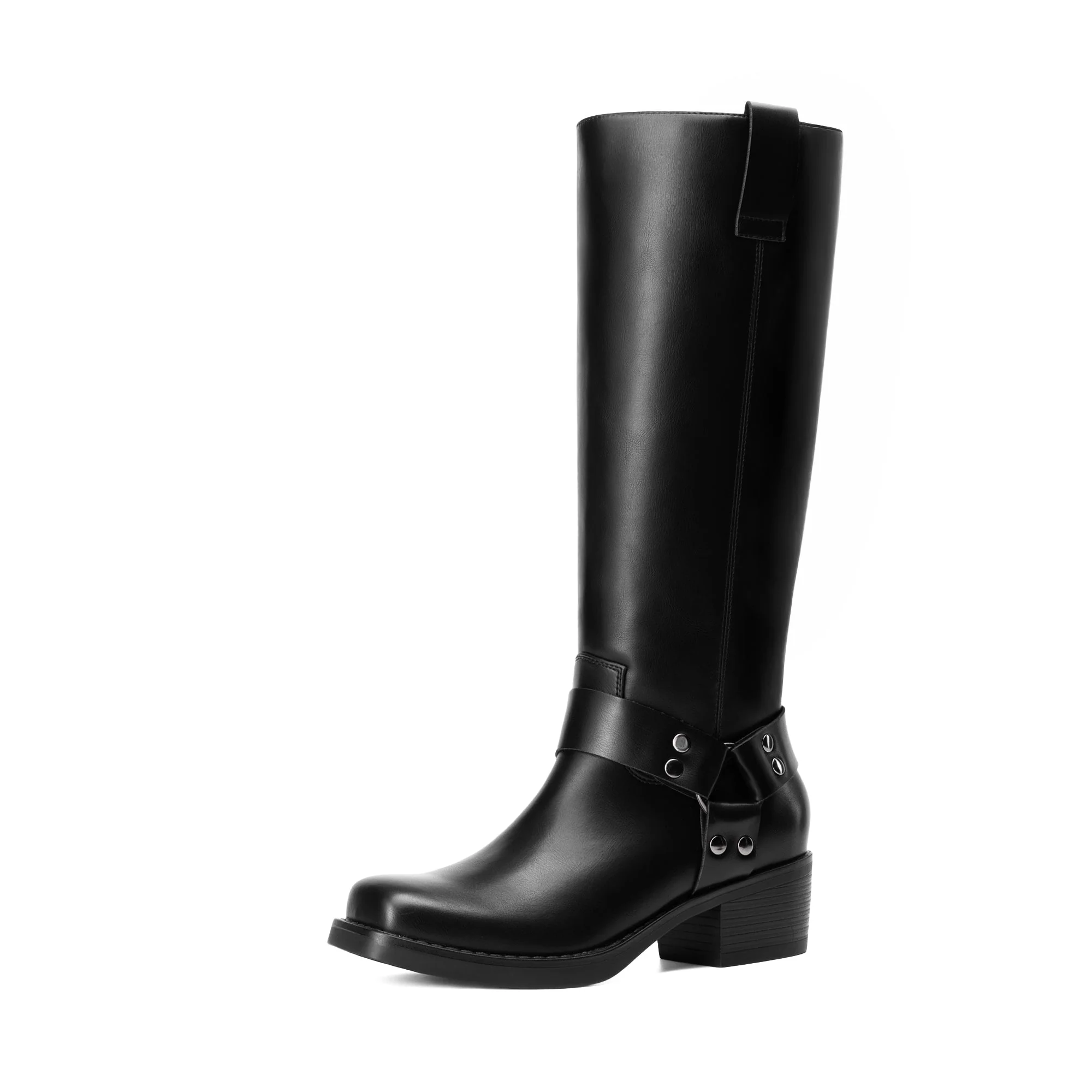 Women's Retro Punk Moto Boots - Image 7