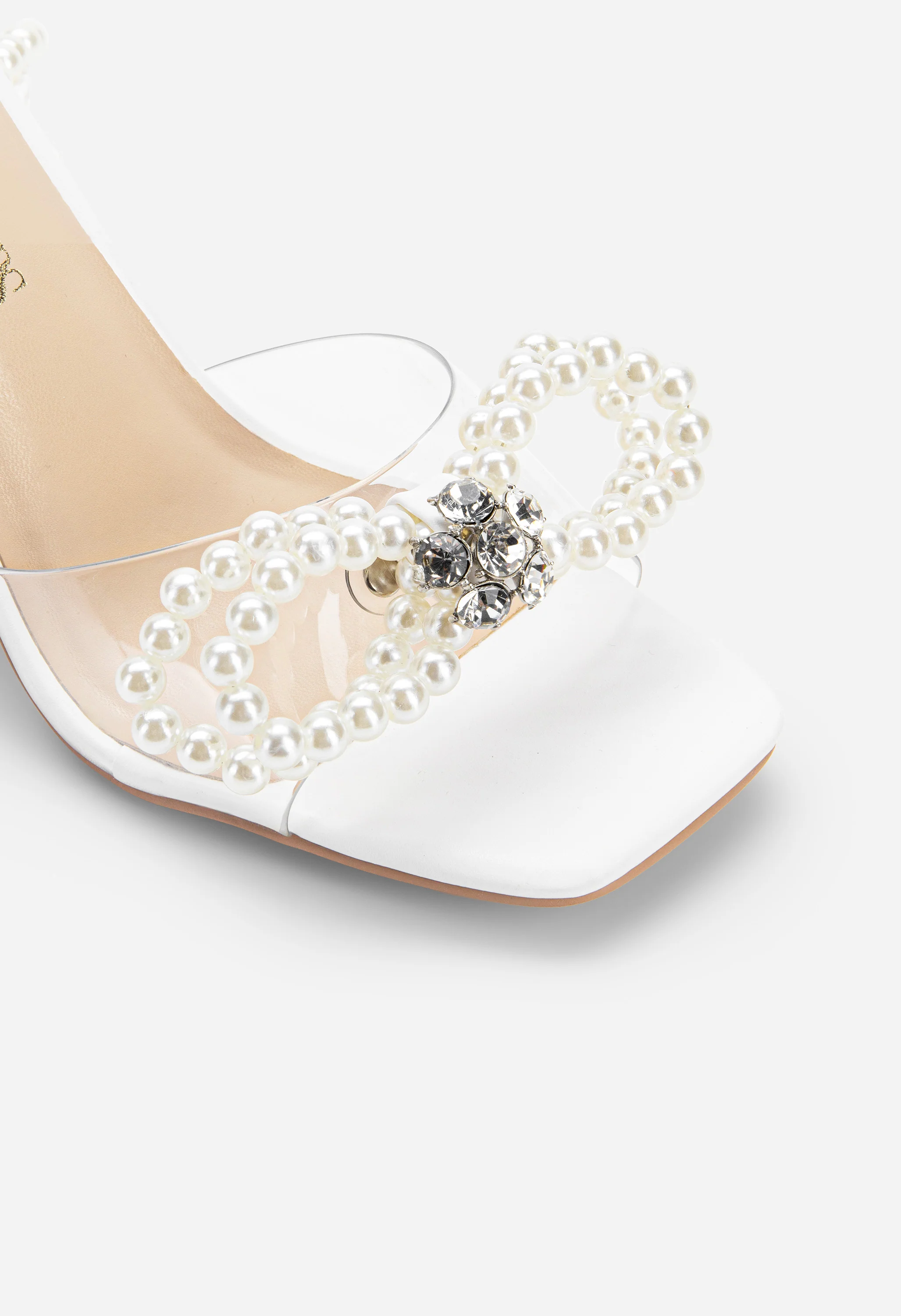 Women's Rhinestone Bowknot High-Heeled Sandals - Image 5
