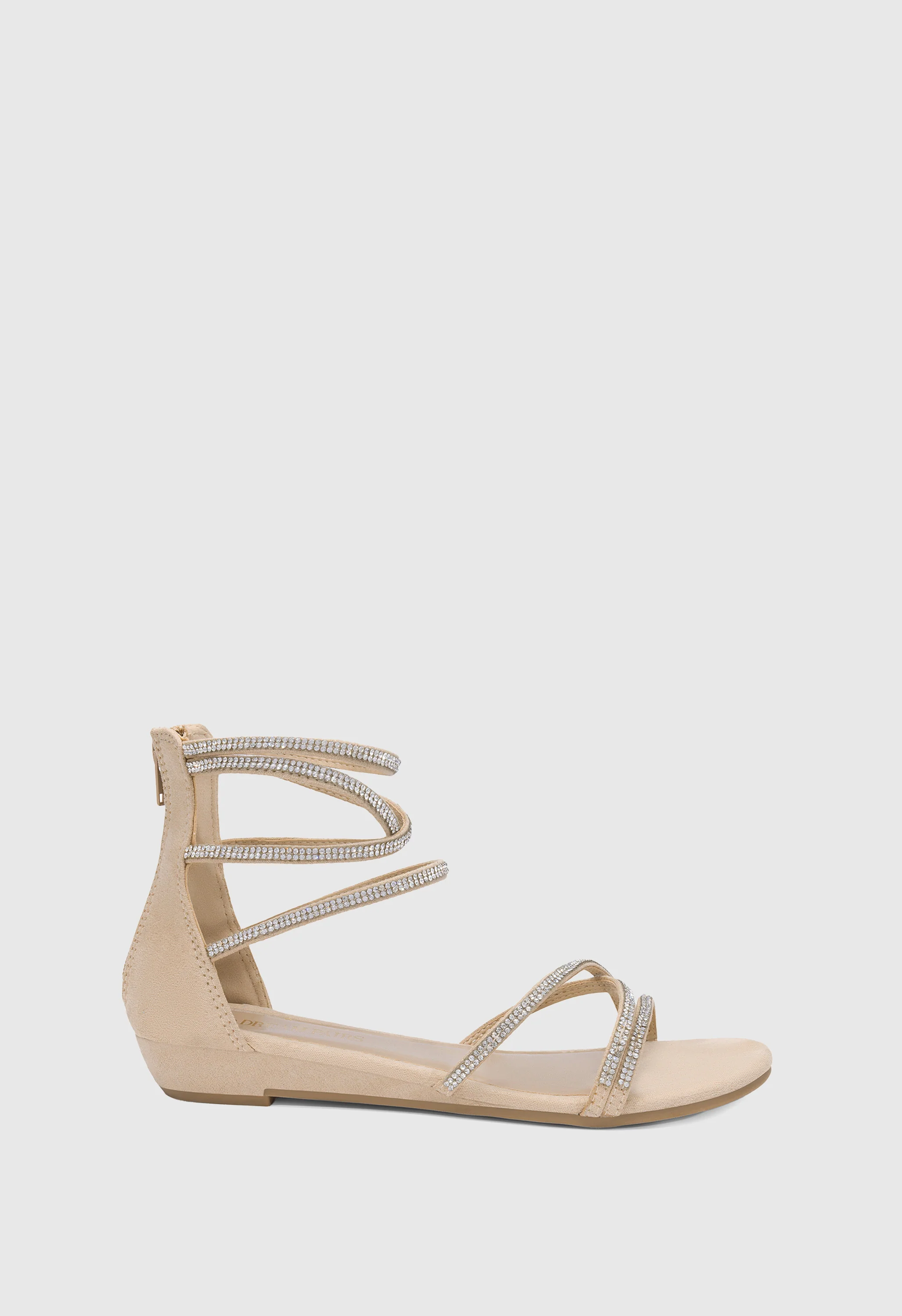 Women's Rhinestone Gladiator Flat Sandals - Image 3