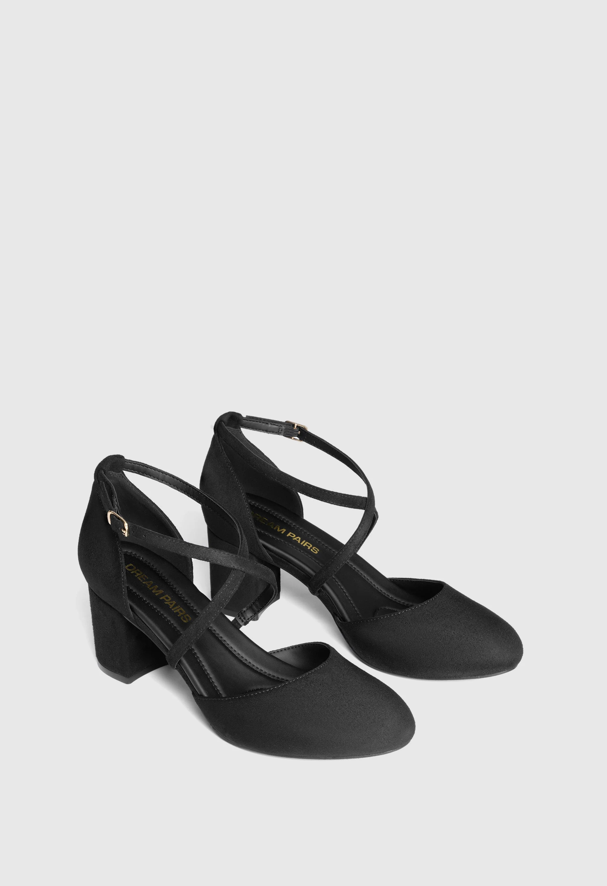 Women's Round-Toe Block Heel Pumps - Image 3