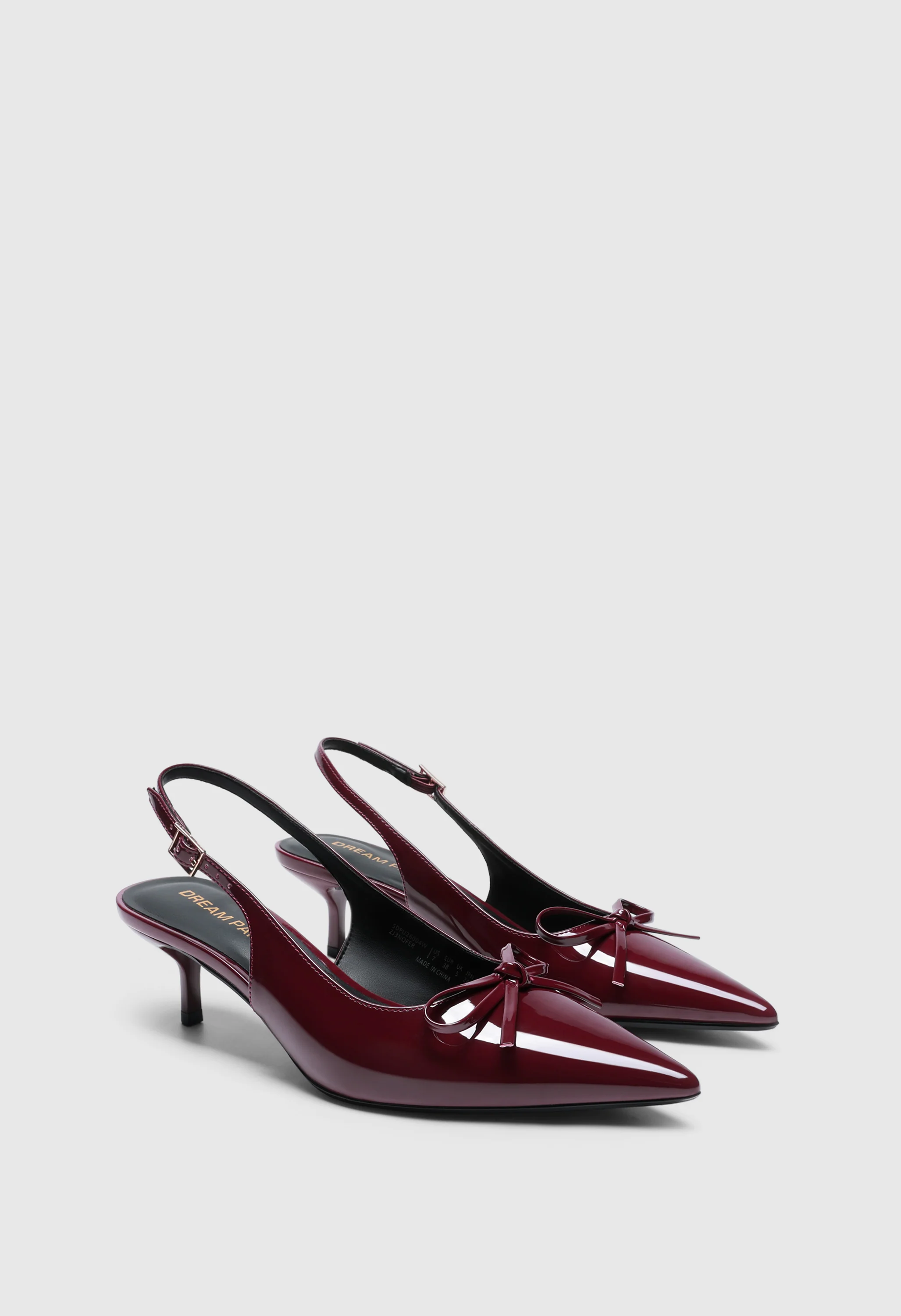Womens Slingback Kitten Heel - Image 4