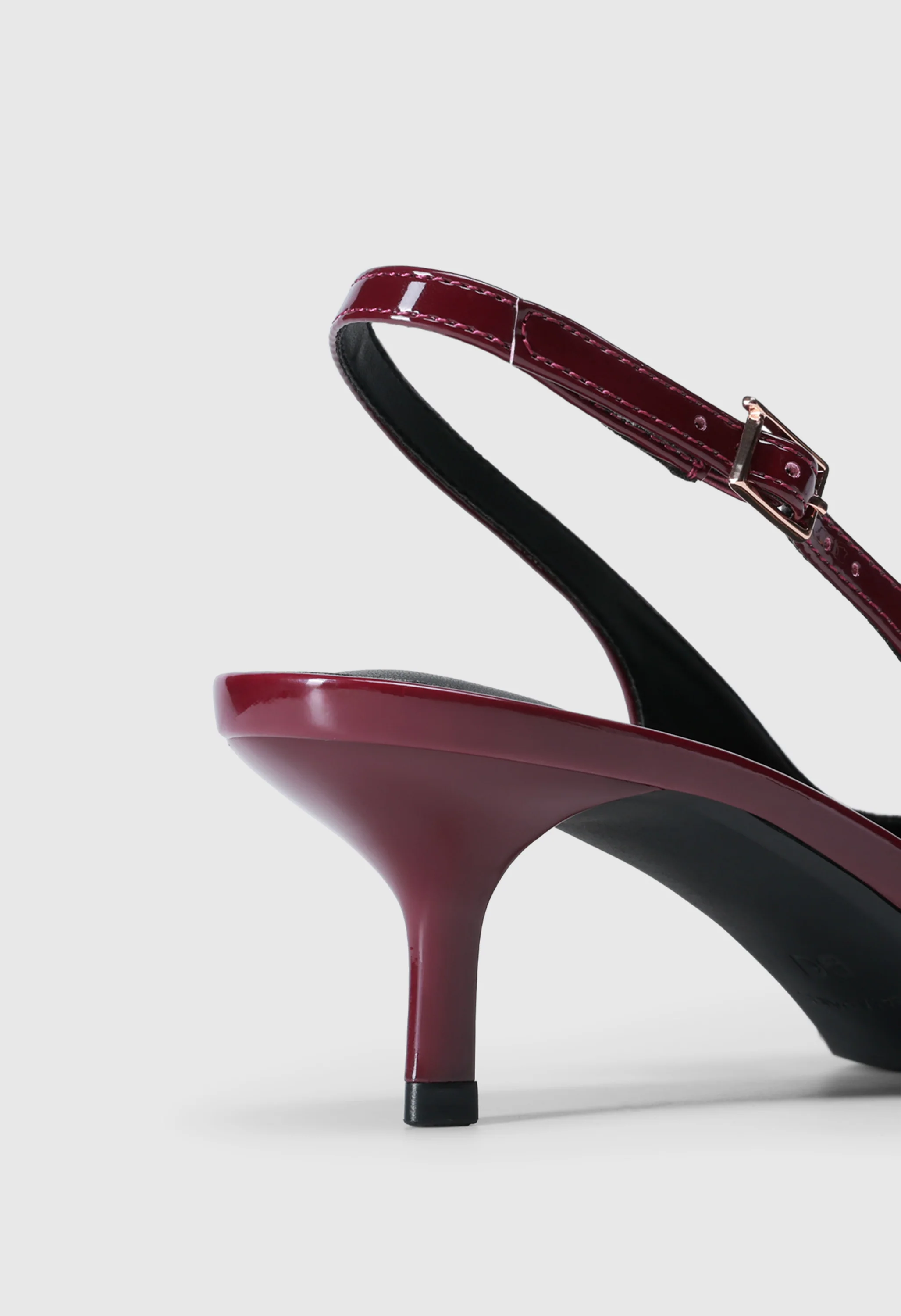 Womens Slingback Kitten Heel - Image 6