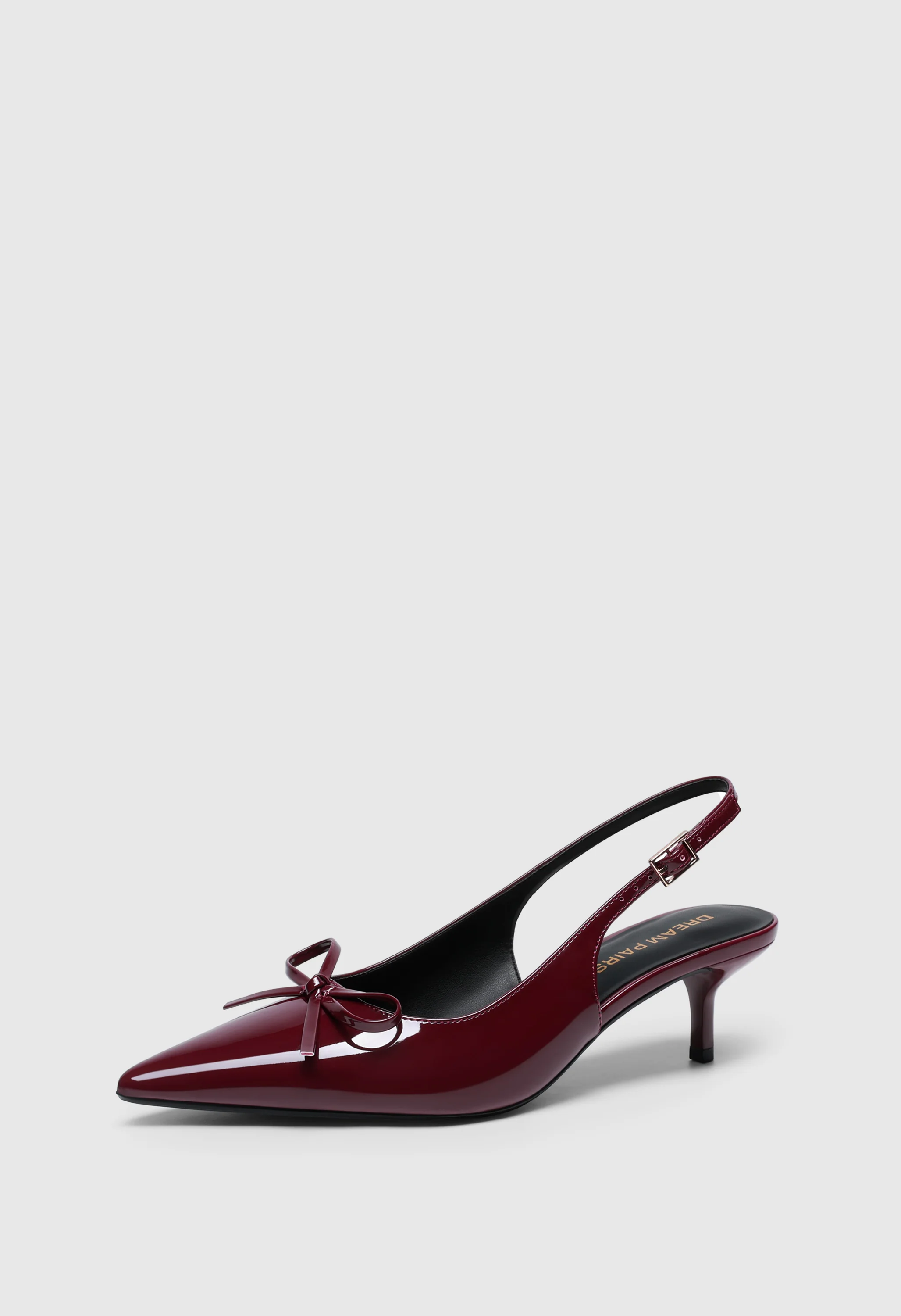 Womens Slingback Kitten Heel - Image 8