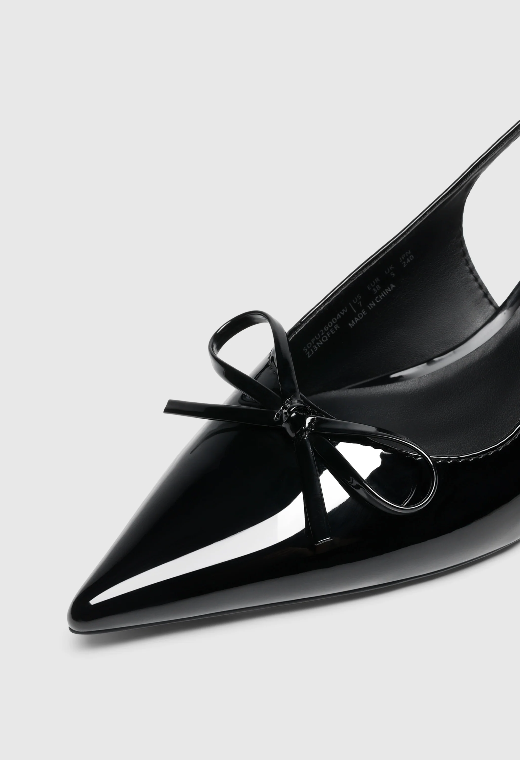 Womens Slingback Kitten Heels - Image 5