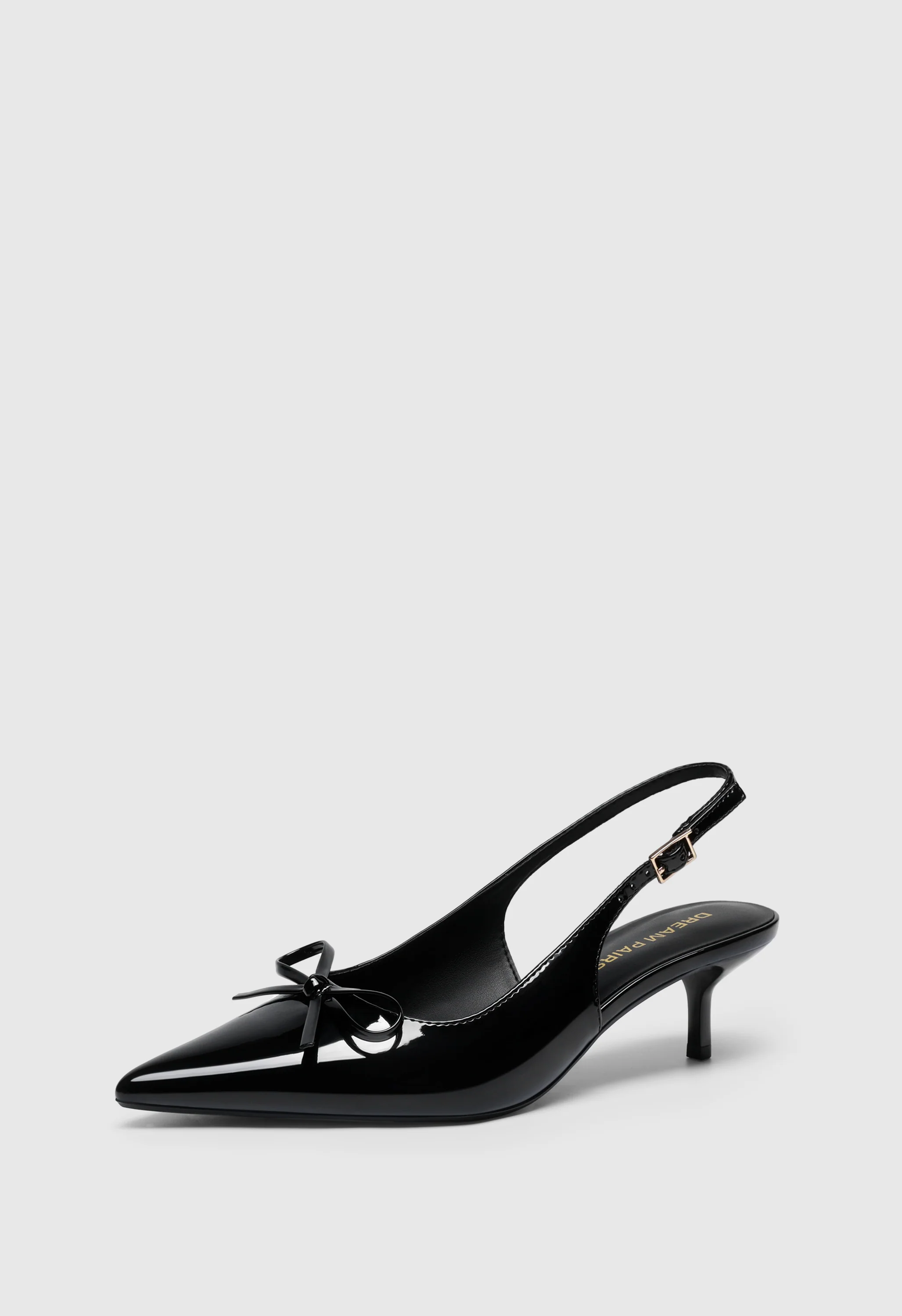 Womens Slingback Kitten Heels - Image 8