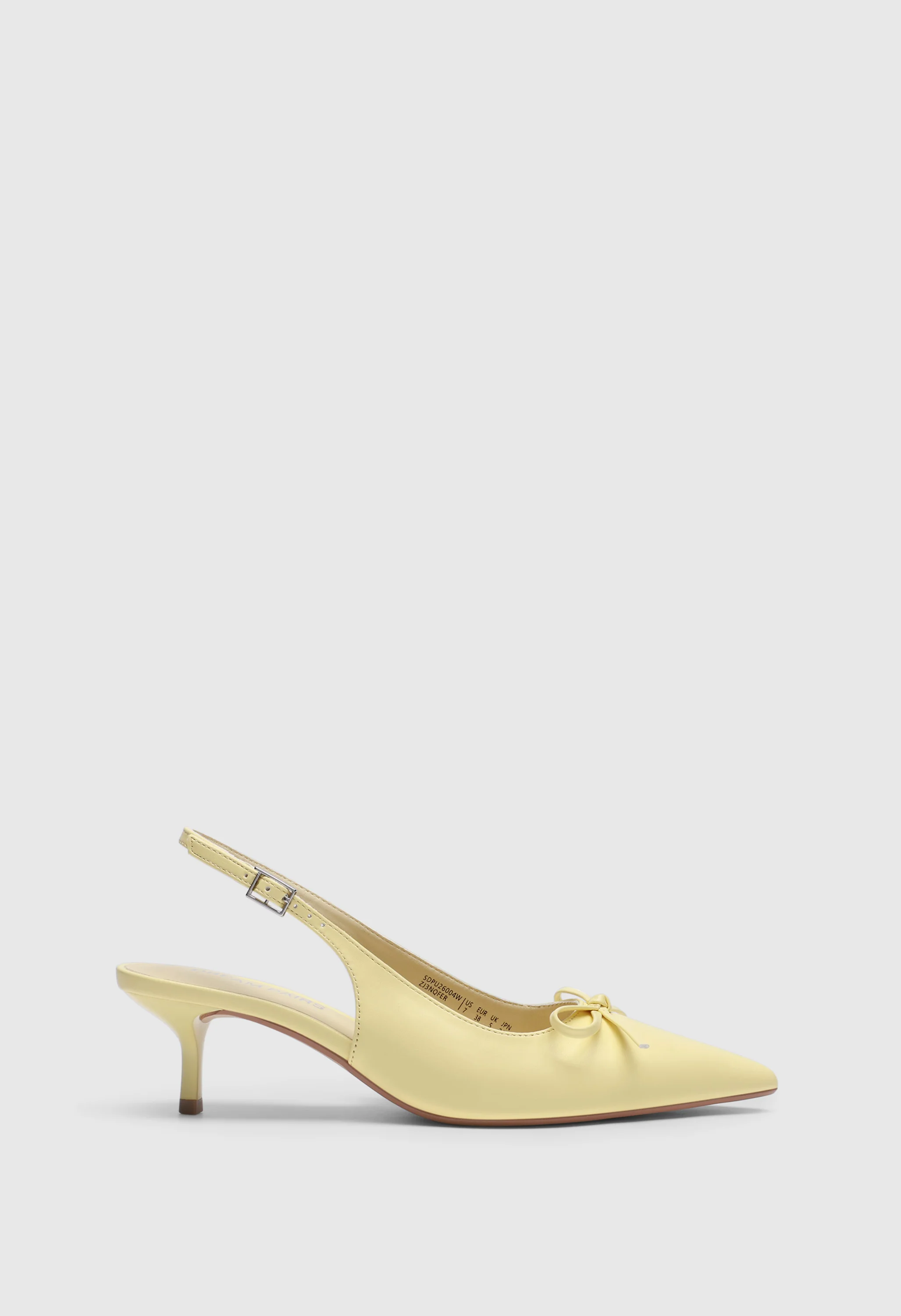 Womens Slingback Kitten Heels - Image 2