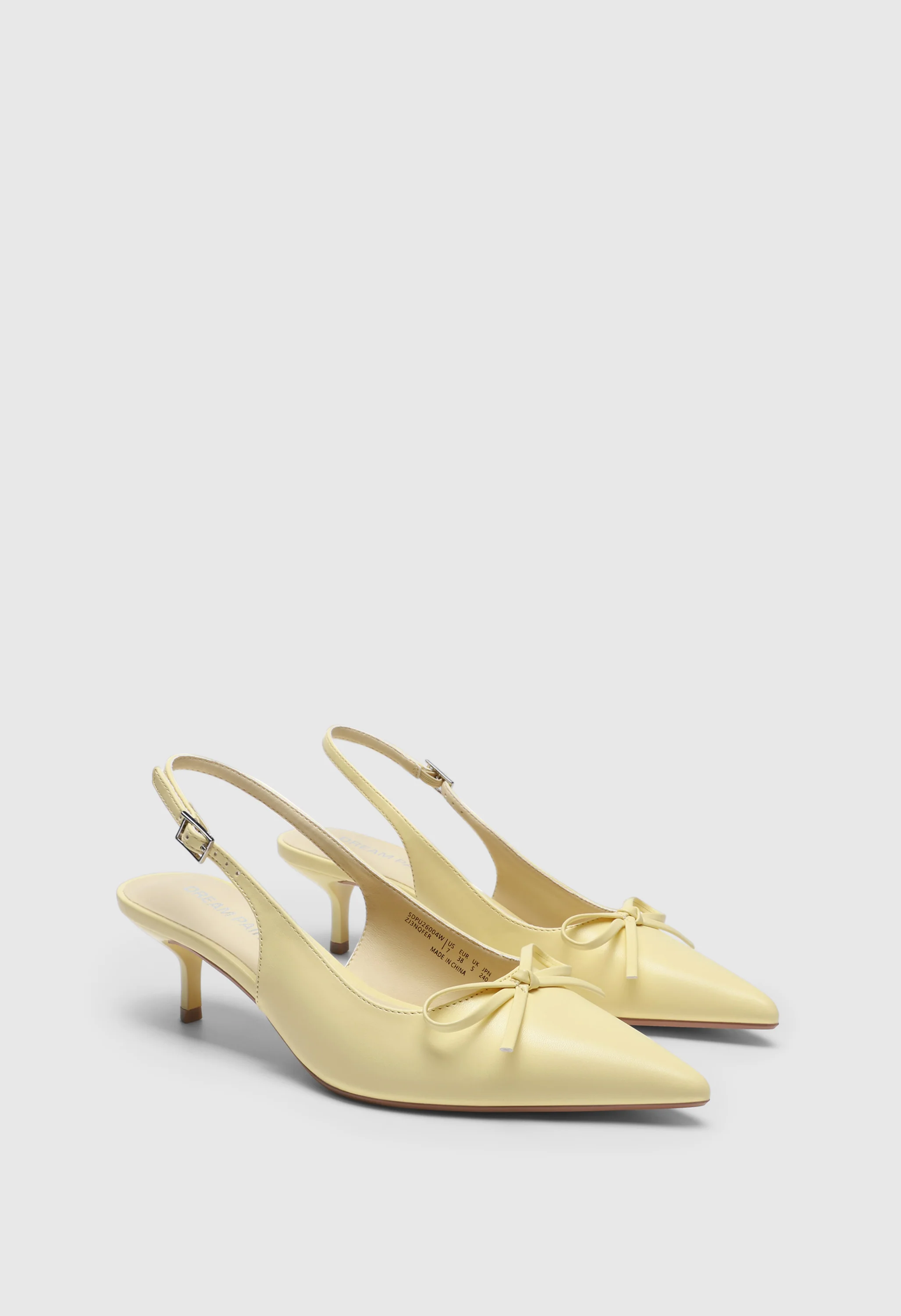 Womens Slingback Kitten Heels - Image 3