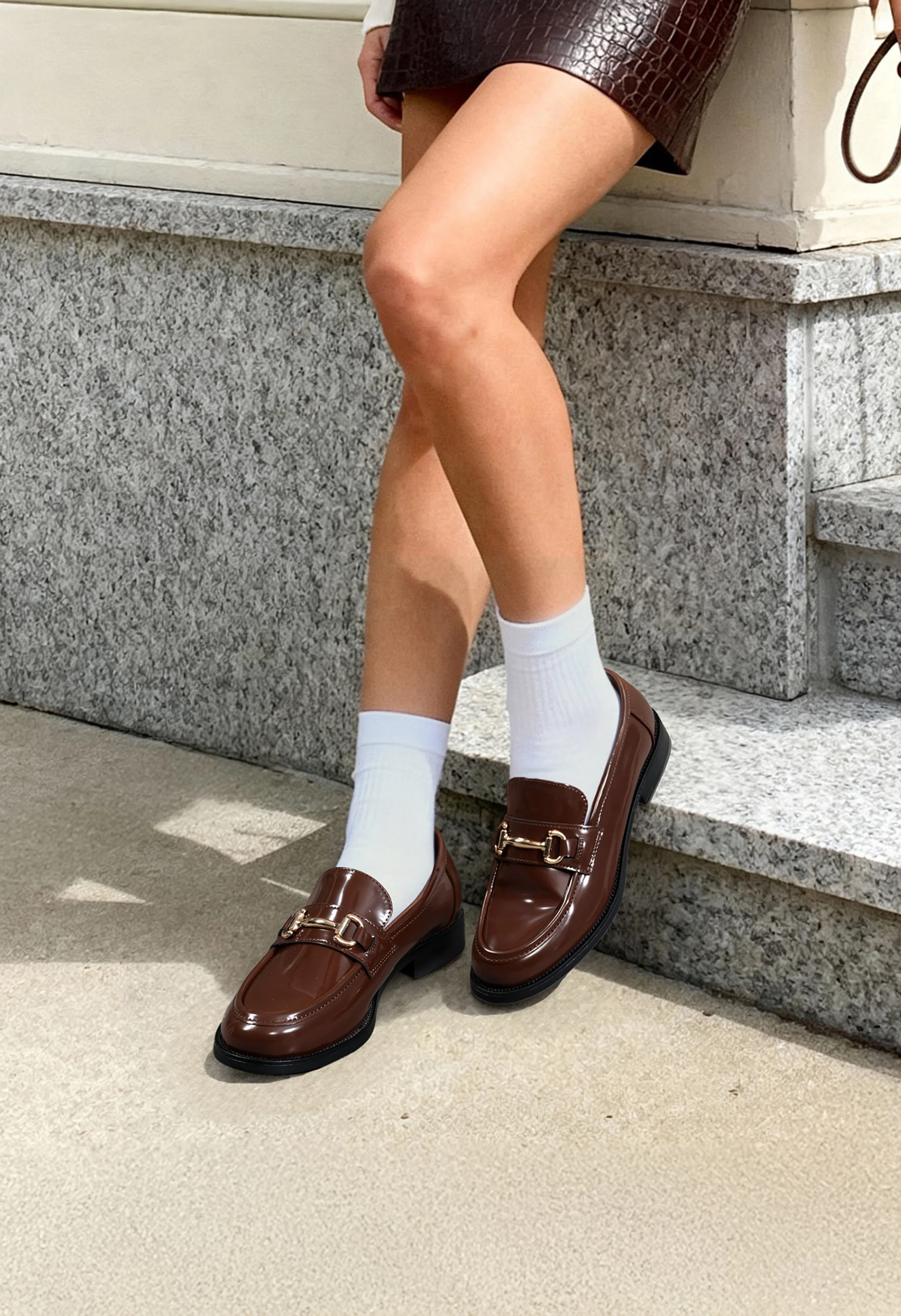 Women's Slip-On Penny Loafers - Image 7