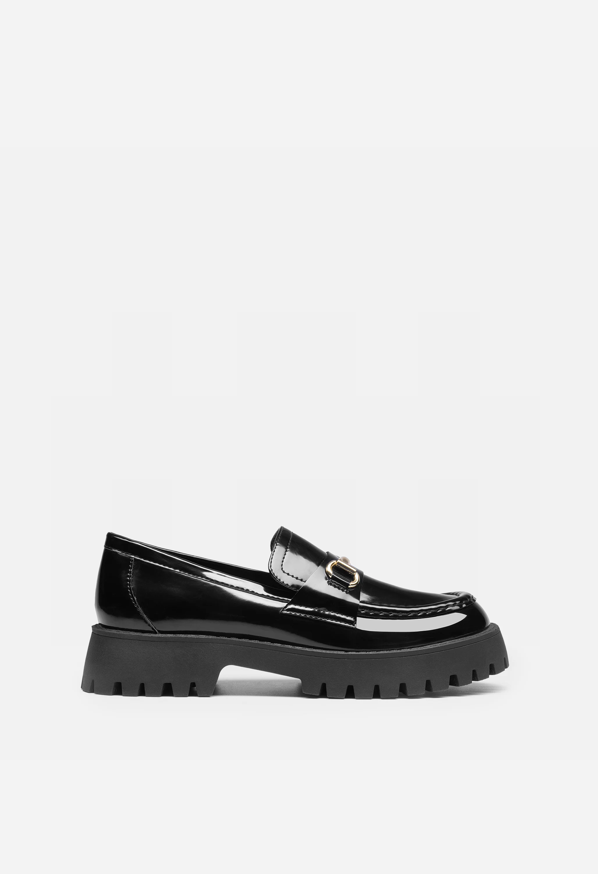 Women's Slip Resistant Platform Chunky Penny Loafers - Image 2
