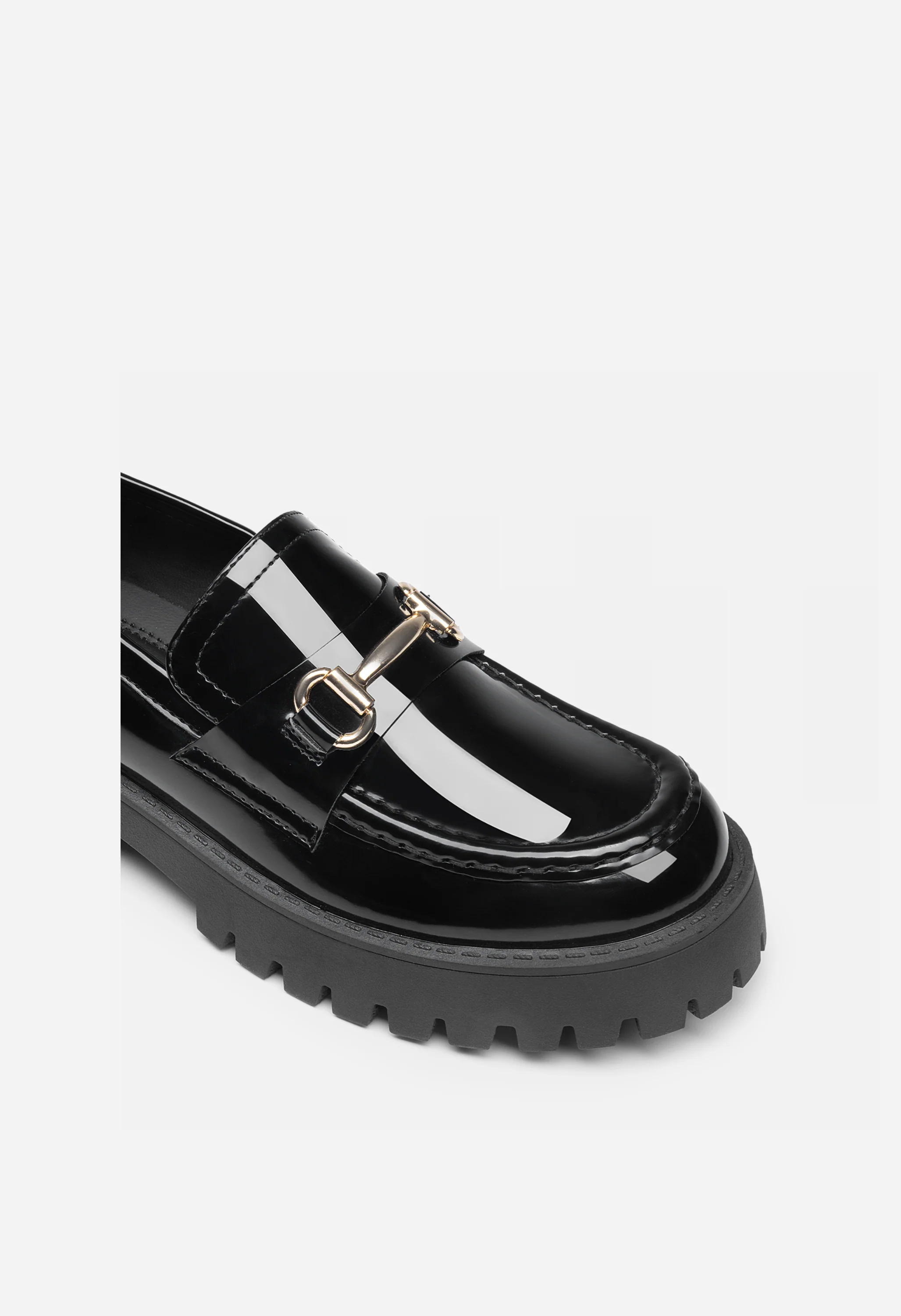 Women's Slip Resistant Platform Chunky Penny Loafers - Image 4