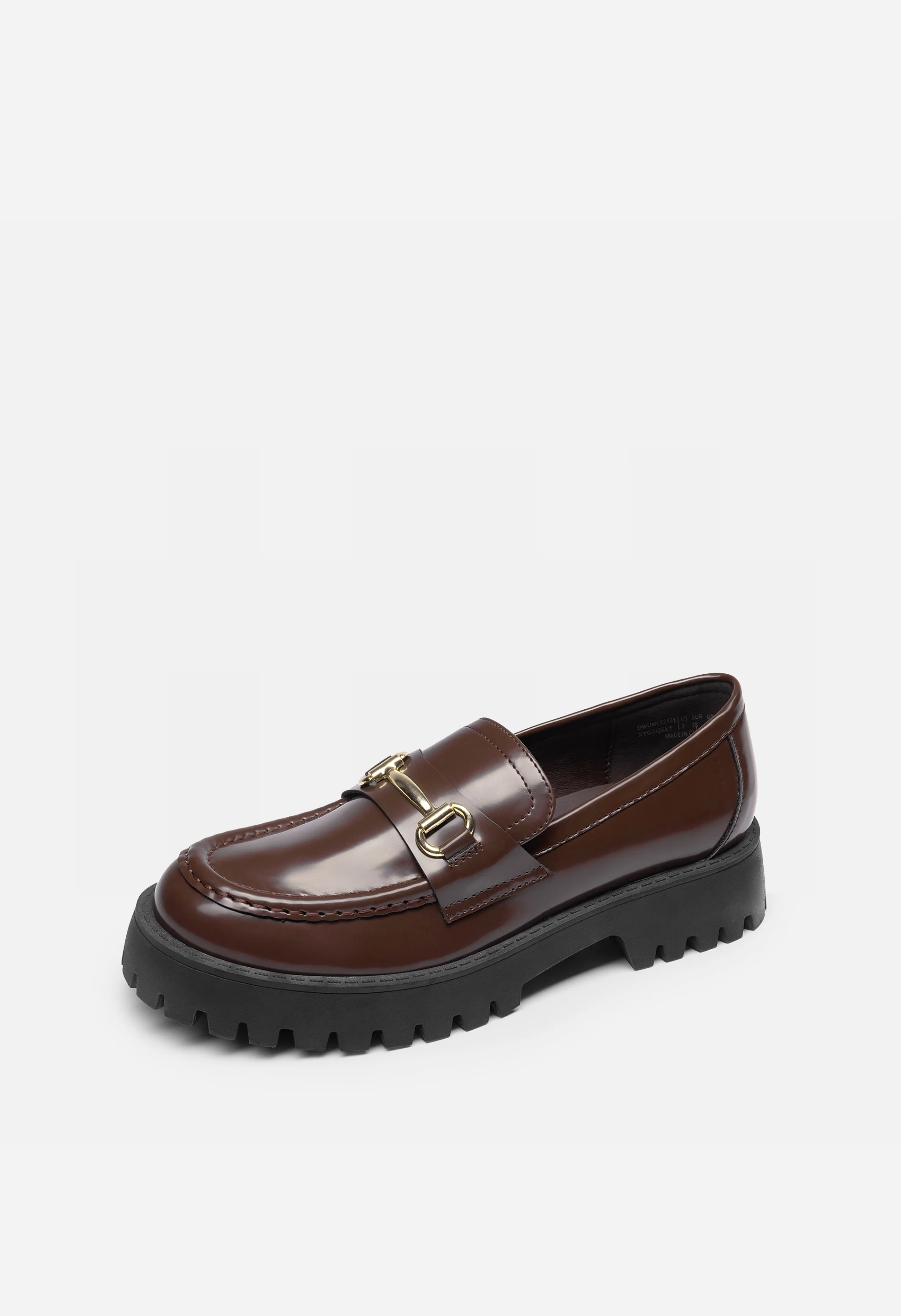 Women's Slip Resistant Platform Chunky Penny Loafers