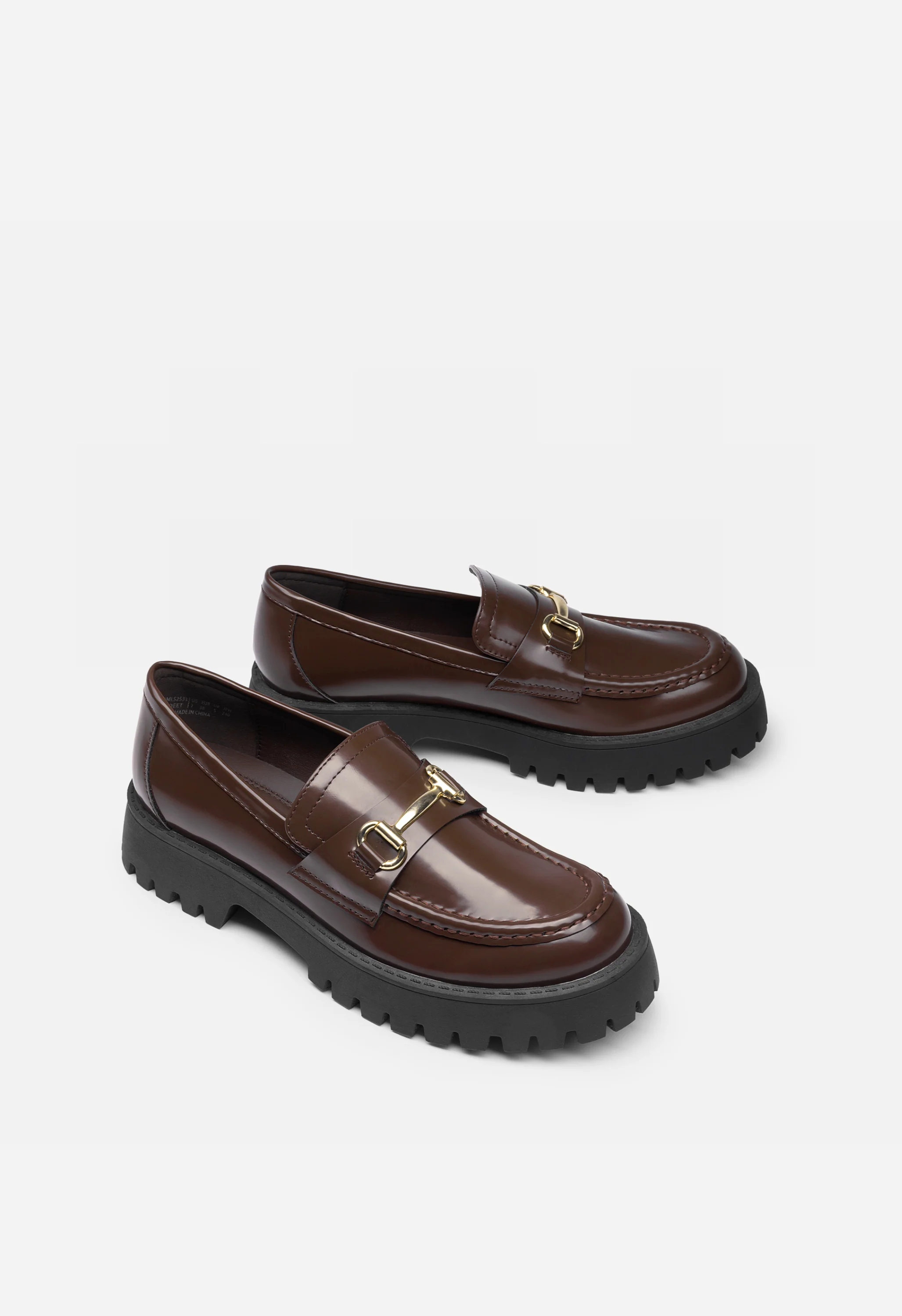 Women's Slip Resistant Platform Chunky Penny Loafers - Image 5