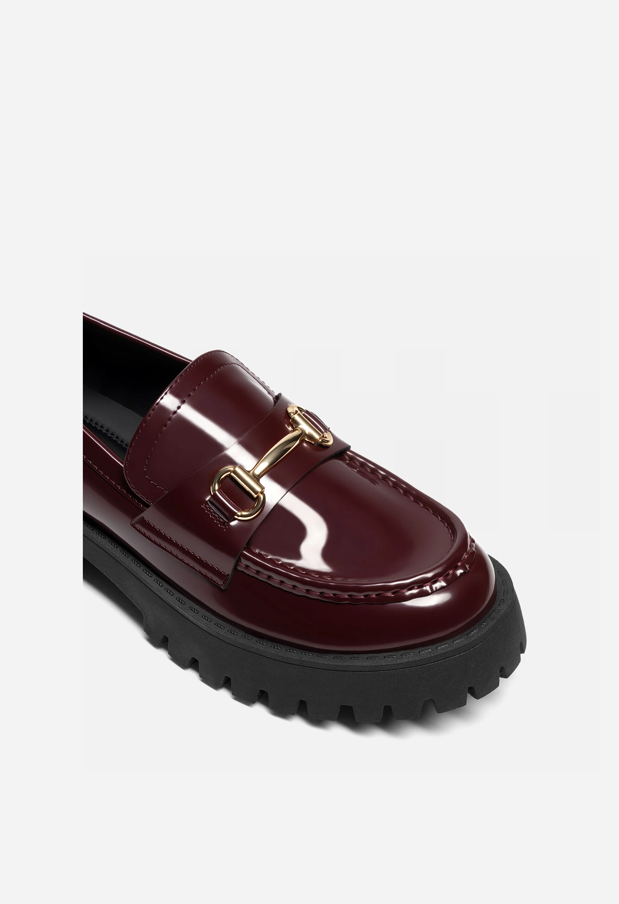 Women's Slip Resistant Platform Chunky Penny Loafers - Image 5